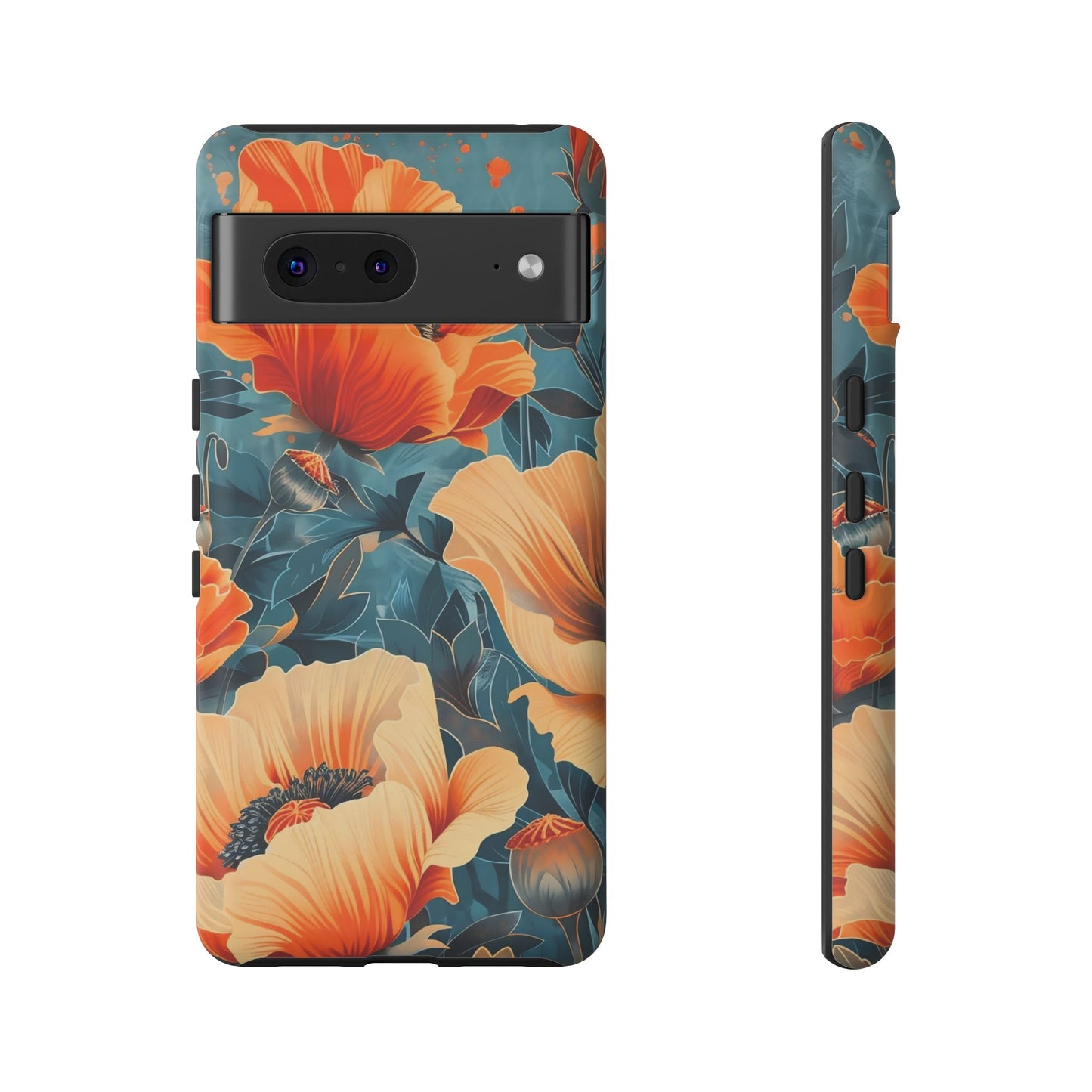 Floral Phone Case, Tough Cases for Protection and Style, Spring Aesthetic, Gift for Her, Phone Accessory for Nature Lovers
