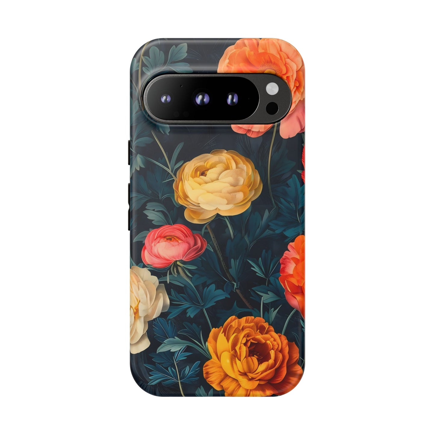 Floral Phone Case - Tough Cases, Stylish Protection, Gift for Flower Lovers, Customizable Cover, Floral Design Mobile Accessory