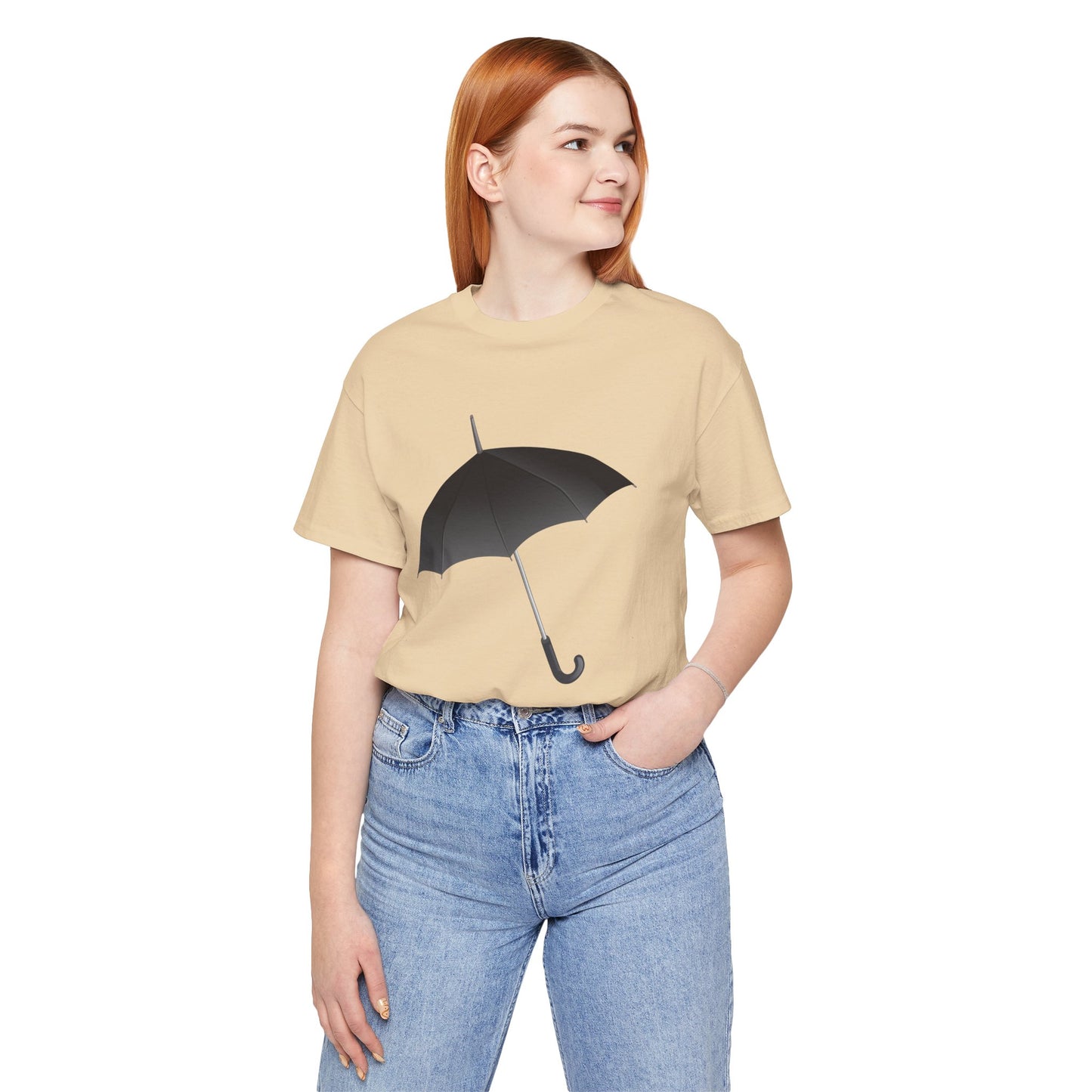 Unisex Jersey Short Sleeve Tee - Regal Royal Umbrella - Elegant and Majestic