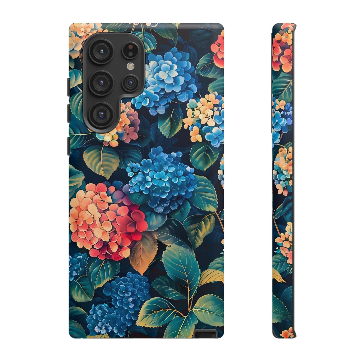 Floral Phone Case, Stylish Tough Case for Gardener Gift, Flower Lover Accessory, Pretty Floral Design, Protective Case
