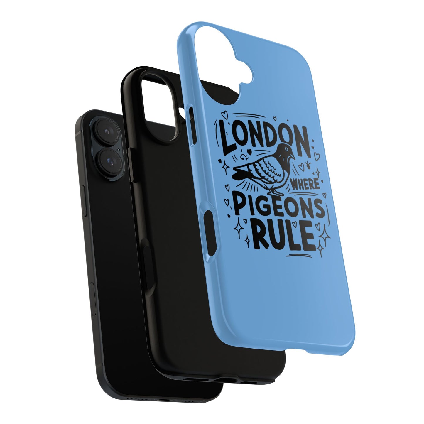London Pigeon Phone Case, Urban Art Accessory, Tough Phone Cover, Gift for Bird Lovers, London Souvenir, Unique Cell Phone Case
