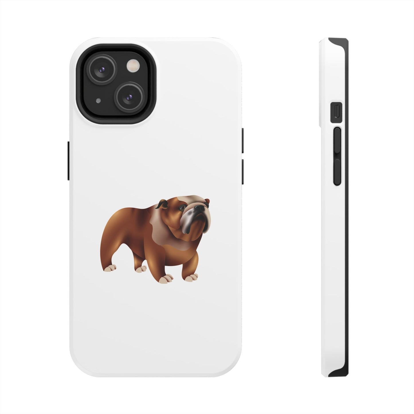 Bulldog Tough Phone Case, Durable Dog Lover Accessory, Pet-Themed Phone Cover, Unique Gift for Dog Owners, Cute Pet Cases