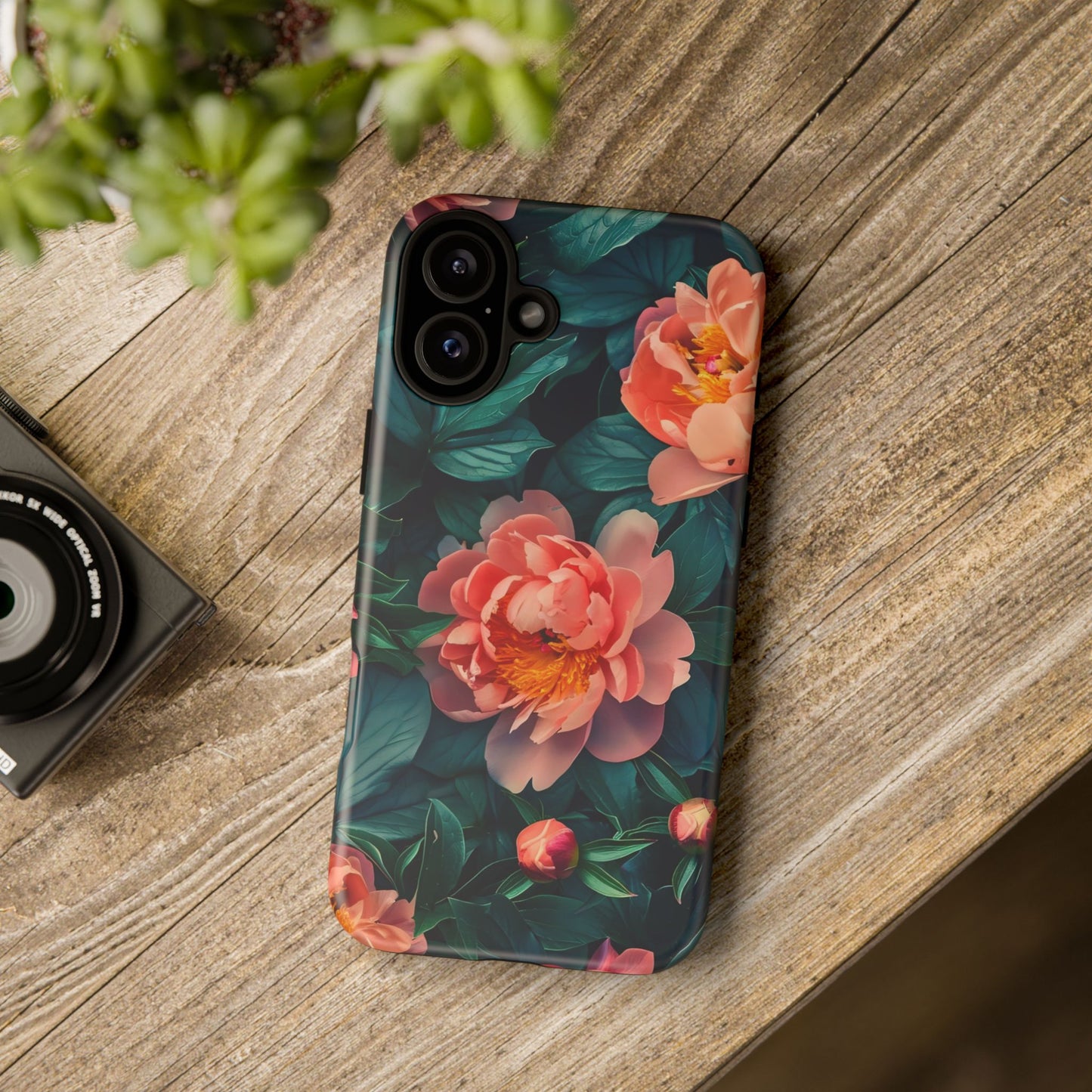 Floral Phone Case - Tough Cases, Flower Design, Botanical Art, Phone Accessory, Gift for Her, Nature Lovers