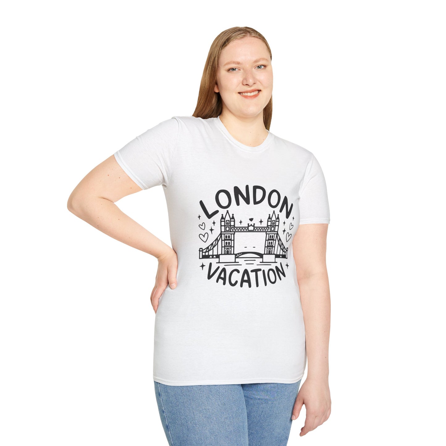 Unisex Softstyle T-Shirt - London's Relaxing Vacation