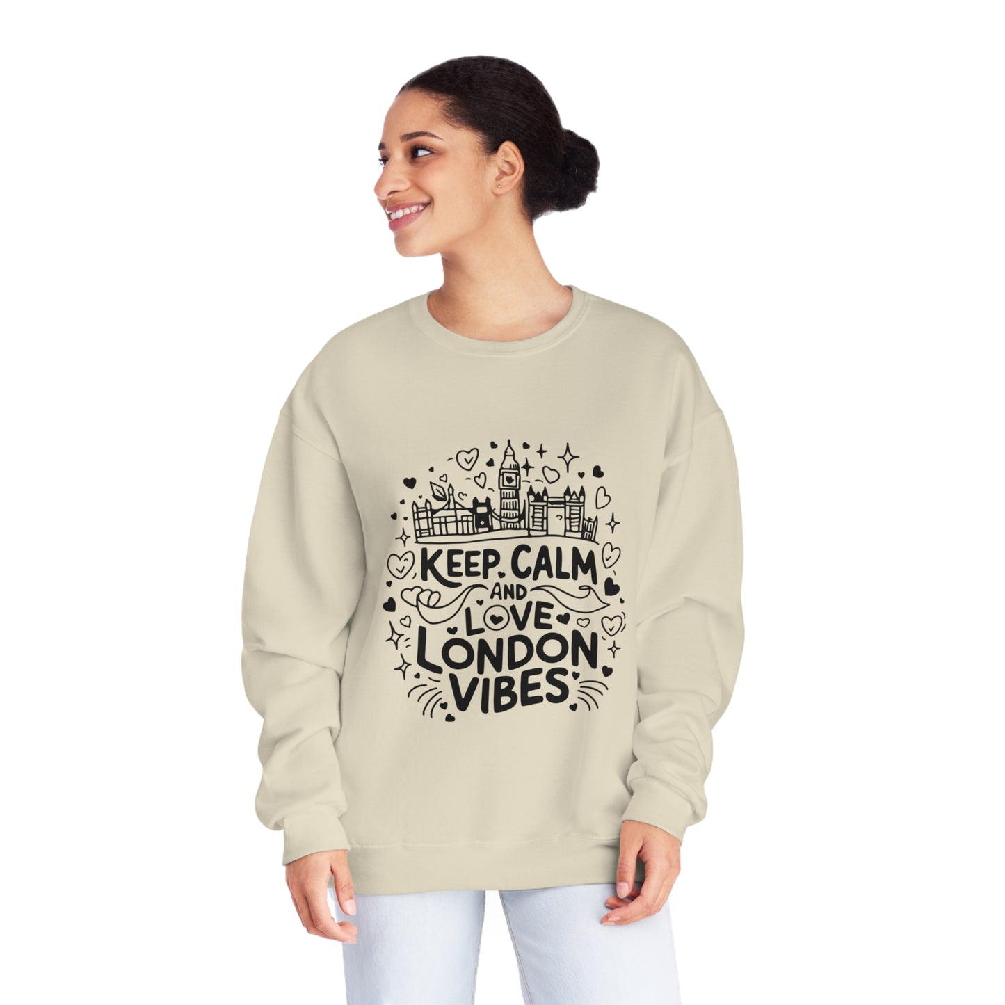 Unisex NuBlend® Crewneck Sweatshirt - Lovely London Vibes