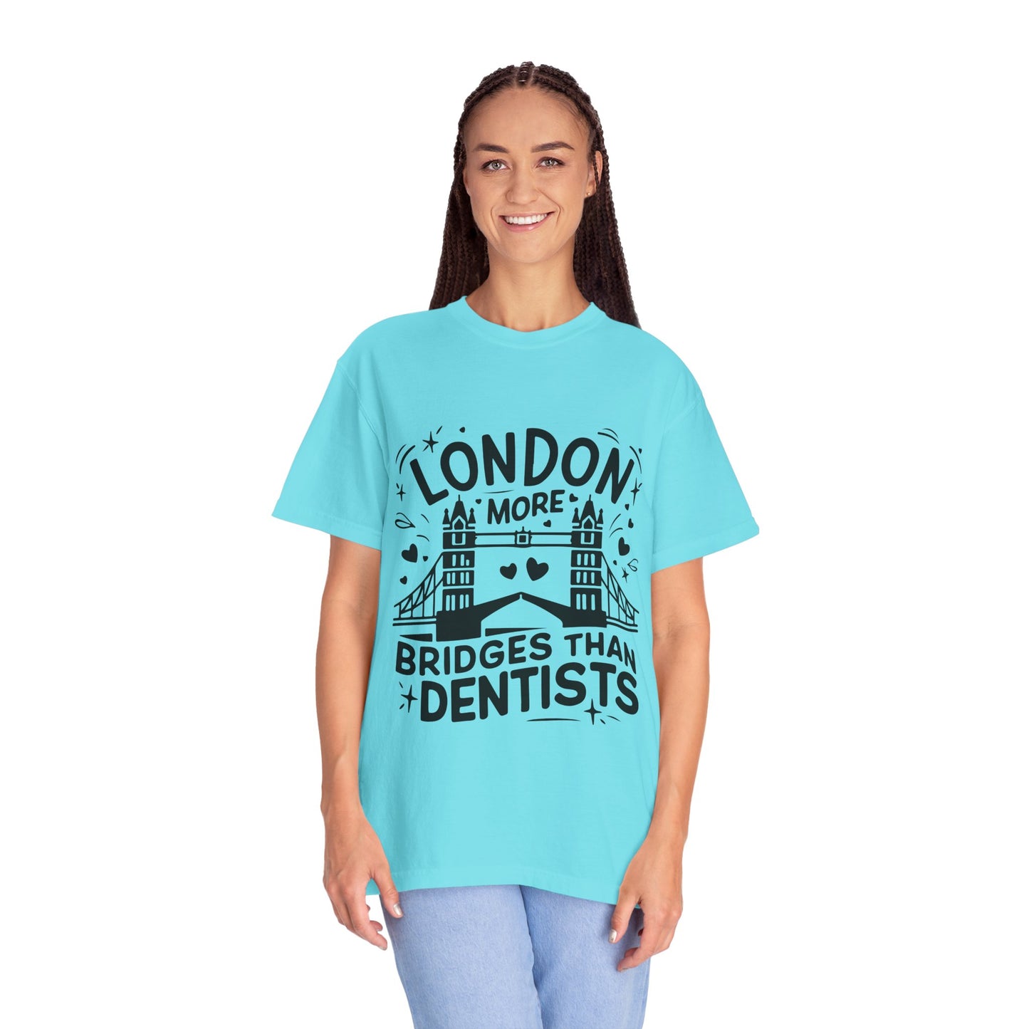 Unisex Garment-Dyed T-shirt - London is having more Bridges