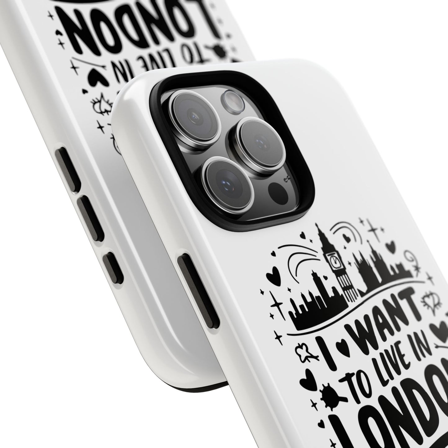 London City iPhone Case, Tough Phone Cover, Travel Gift, London Souvenir, Adventure Accessory, Wanderlust Decor