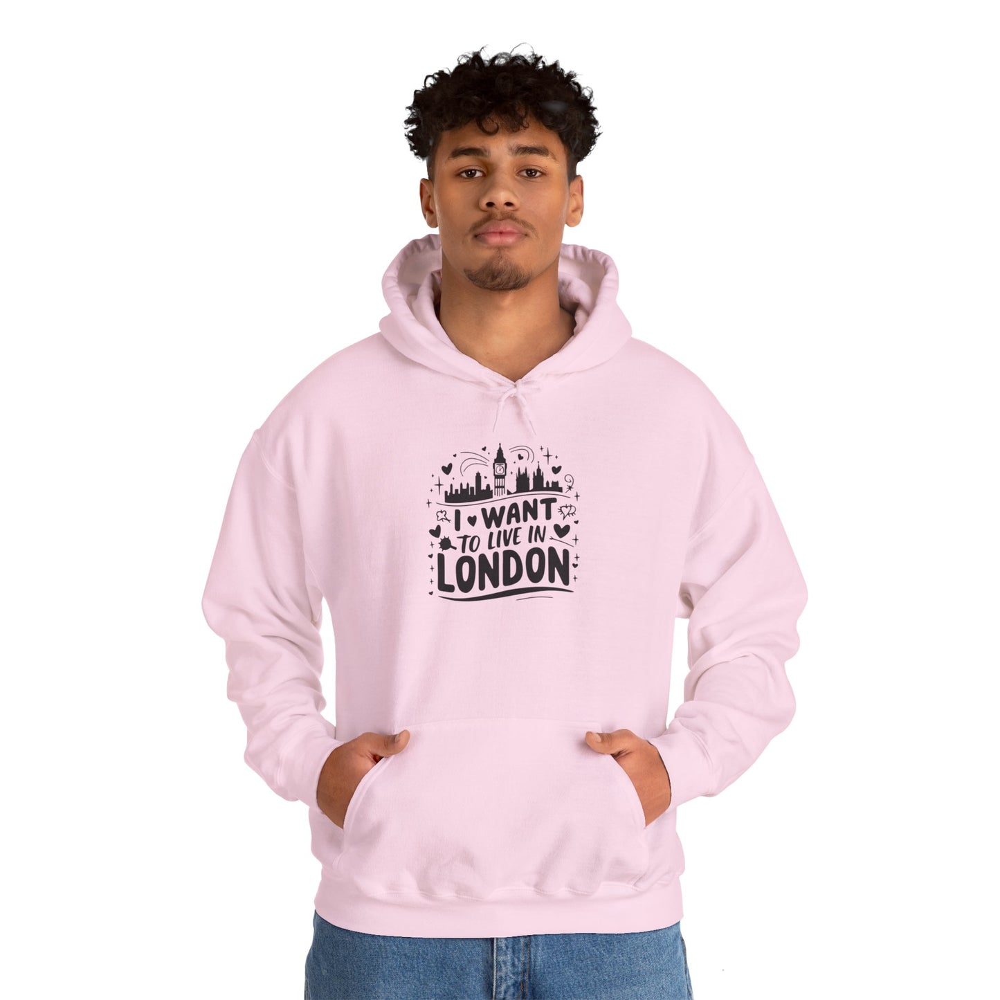 Unisex Heavy Blend™ Hooded Sweatshirt - I want to live in London