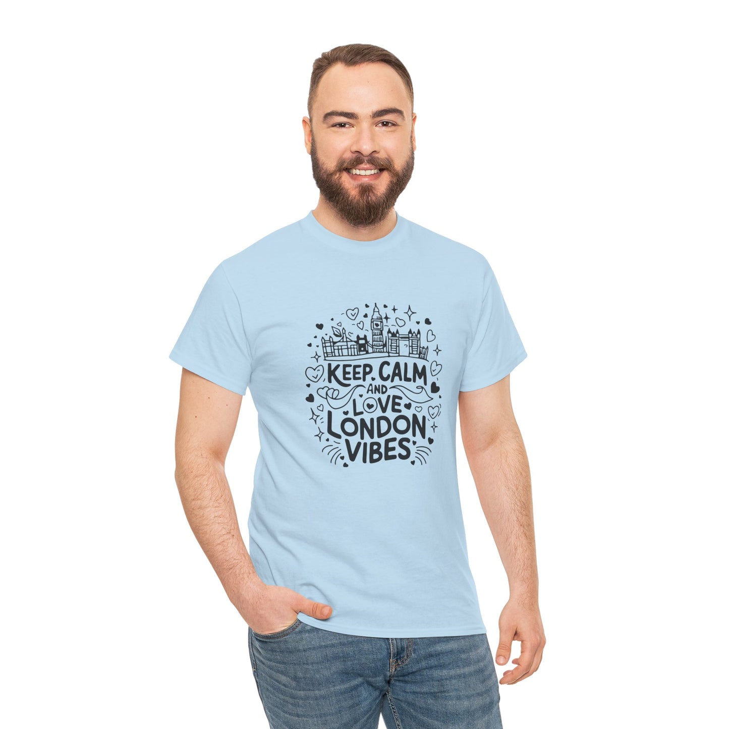 Unisex Cotton T-Shirt - Stay Cool and Love London Always