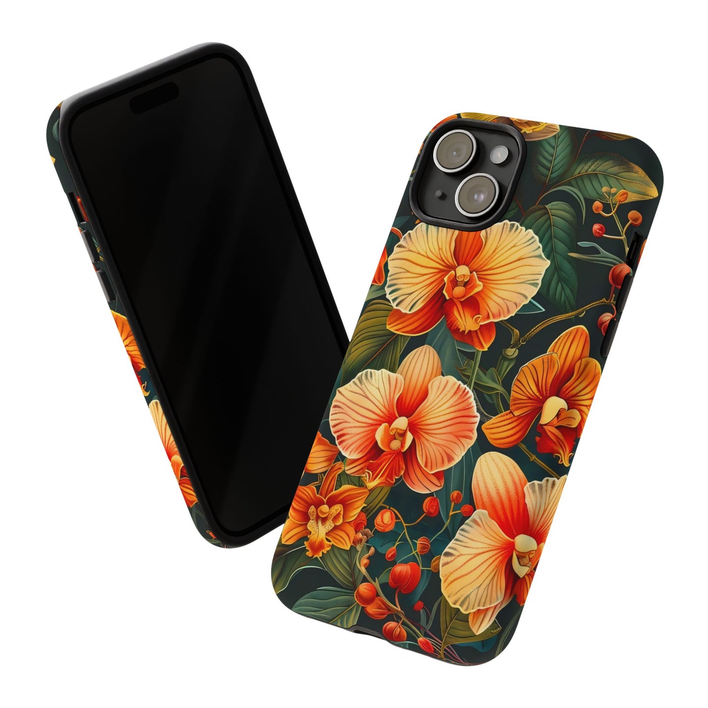 Floral Phone Case - Tough Cases, Protective Cover, Gift for Her, Smartphone Accessory, Floral Design, Nature-Inspired