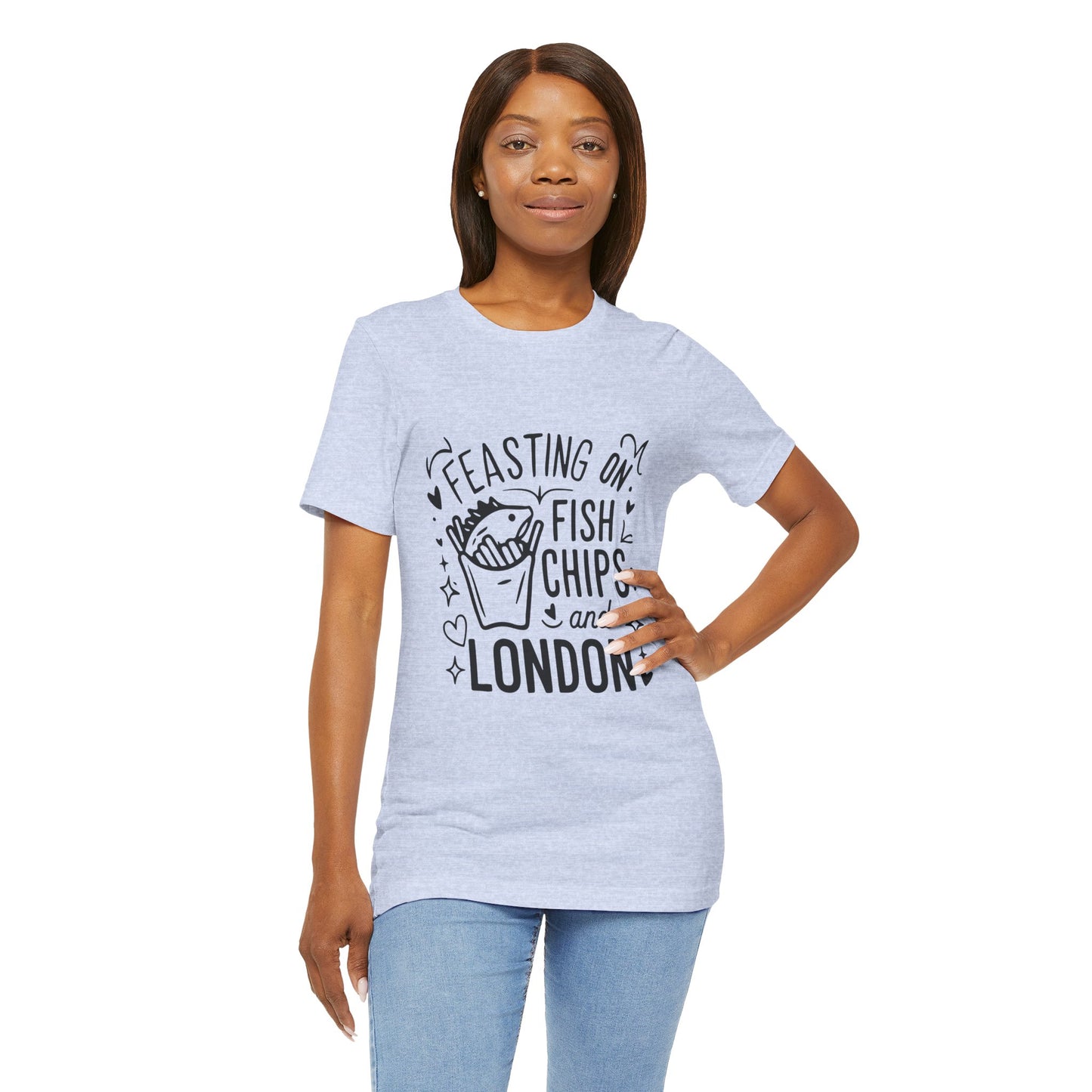 Unisex Jersey Short Sleeve Tee - Fsih Chips and London
