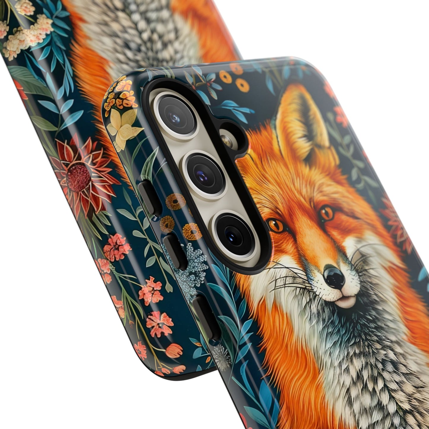 Vibrant Fox Phone Case, Tough Phone Cover, Unique Wildlife Accessory, Gift for Animal Lovers, Nature-Inspired Design