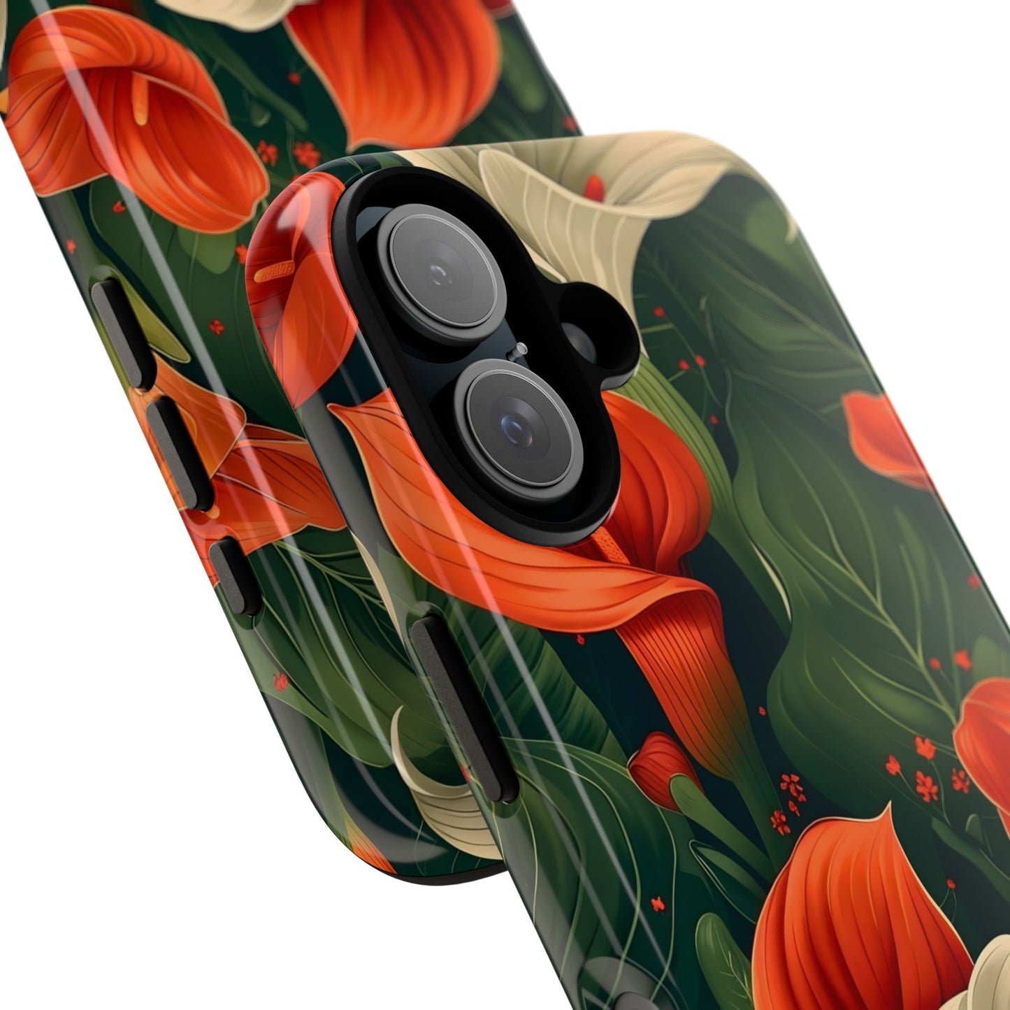 Floral Phone Case, Tough Cases for Stylish Protection, Gift for Her, Nature Lovers, Phone Accessories, Trendy Tech