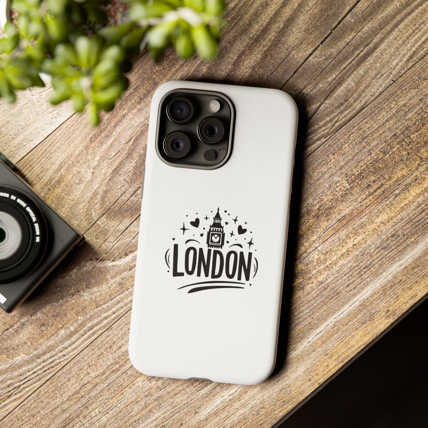 Stylish Phone Case for London Lovers, London Gift, Travel Accessory, Unique Smartphone Case, Cityscape Phone Cover