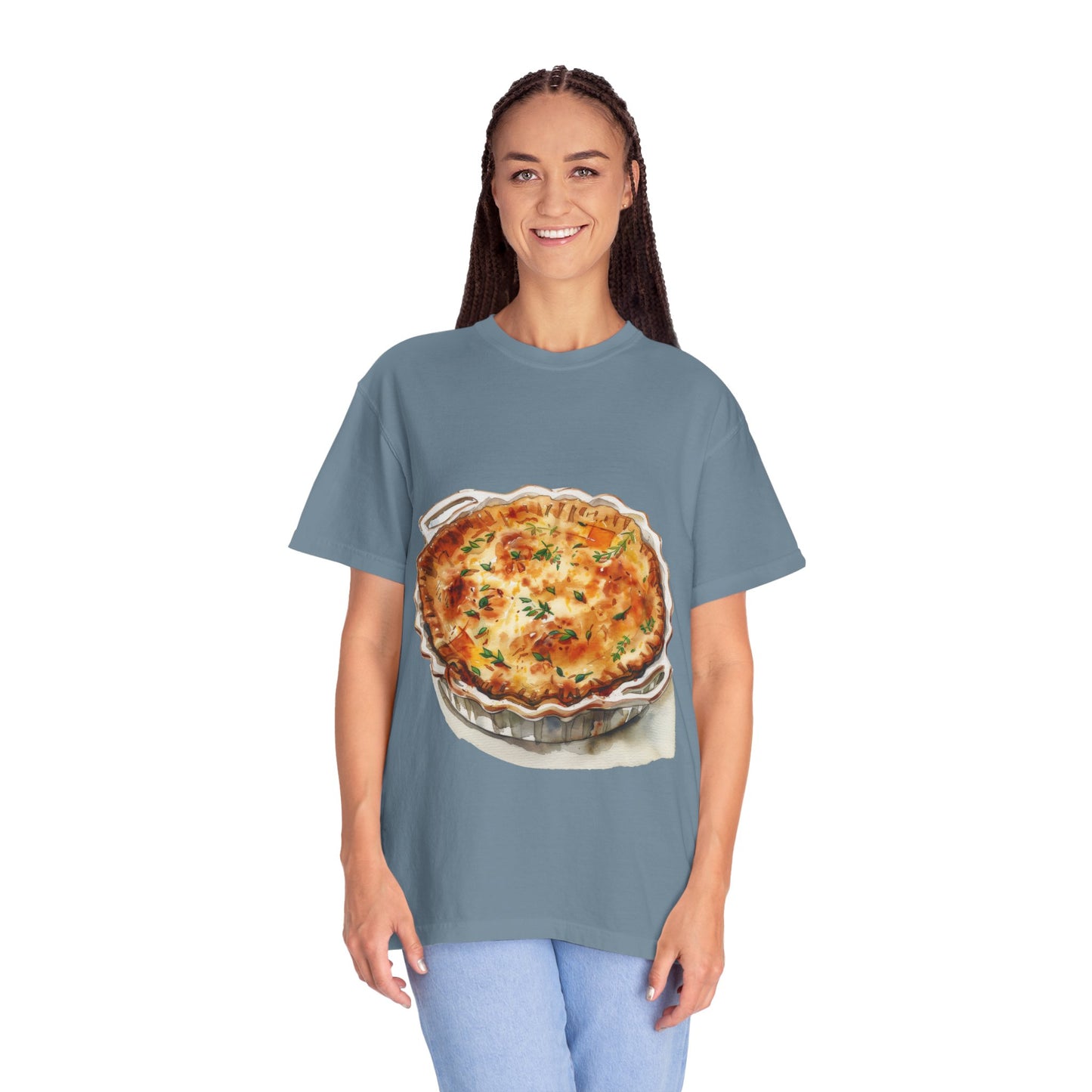 Unisex Garment-Dyed T-shirt - Fish, Chips, and Beyond - The Best of British Food