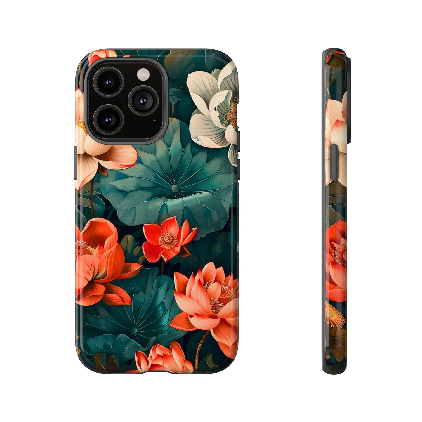 Flower Phone Case, Floral Phone Cover, Tough Case for Floral Lovers, Gift for Her, Stylish Tech Accessories