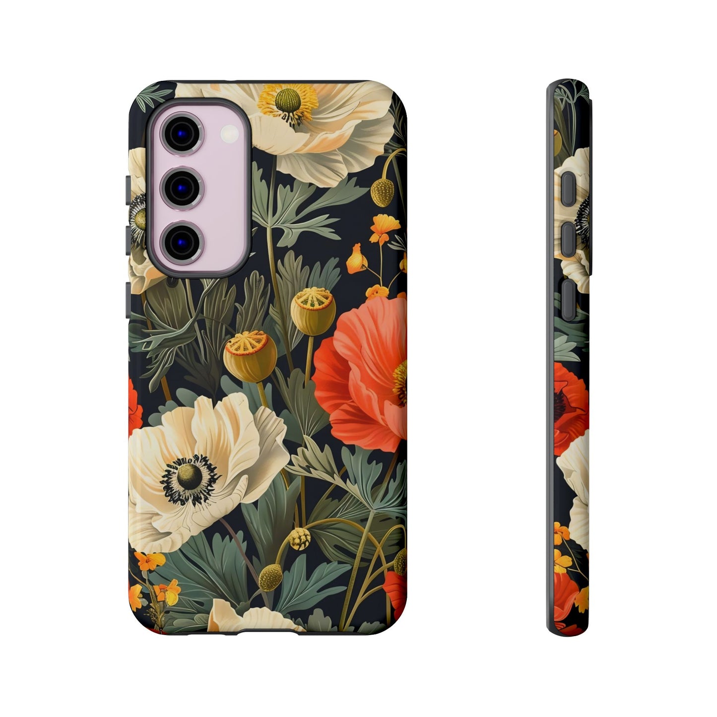 Floral Phone Case - Tough Cases with Vibrant Garden Design, Phone Accessory, Gift for Her, Spring Style, Nature Lover