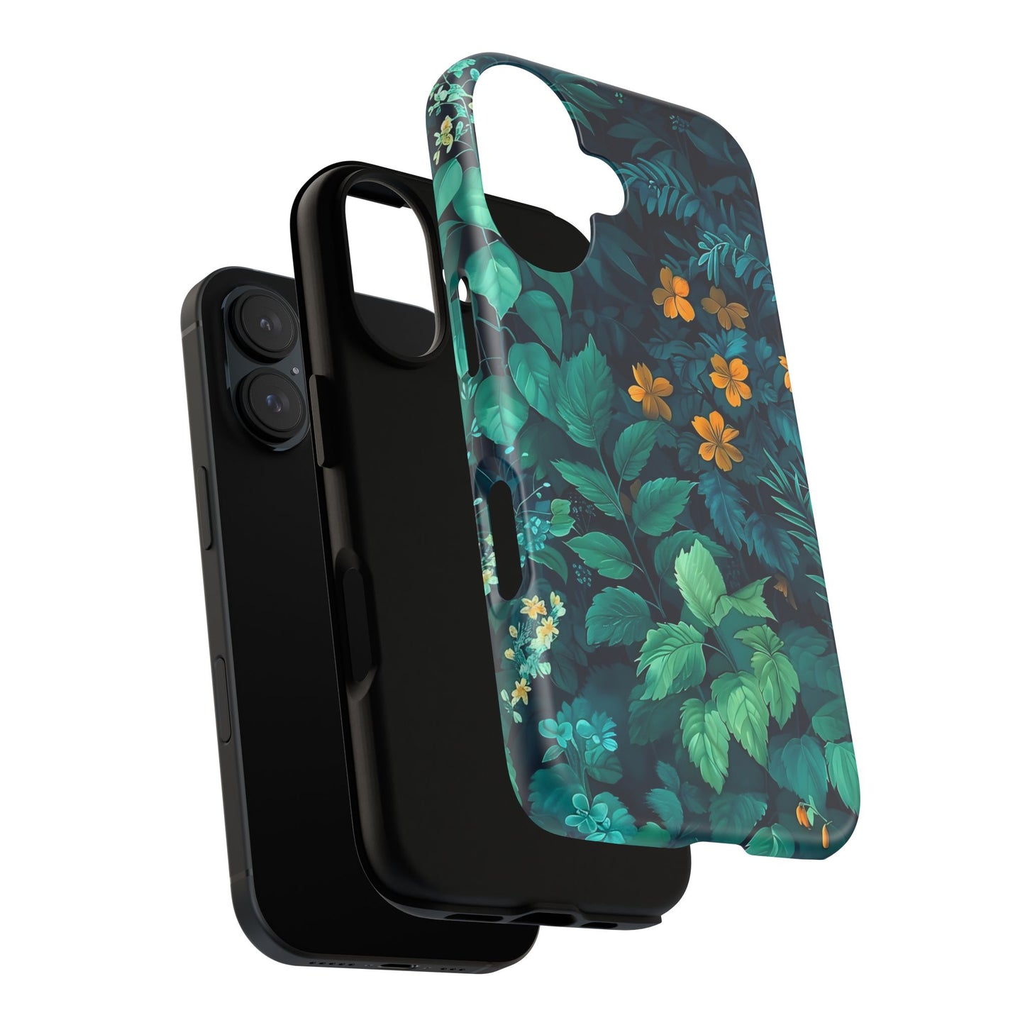 Tough Floral Phone Case, Floral Phone Cover, Nature-Inspired Phone Protector, Greenery Mobile Case, Eco-Friendly Gift Ideas