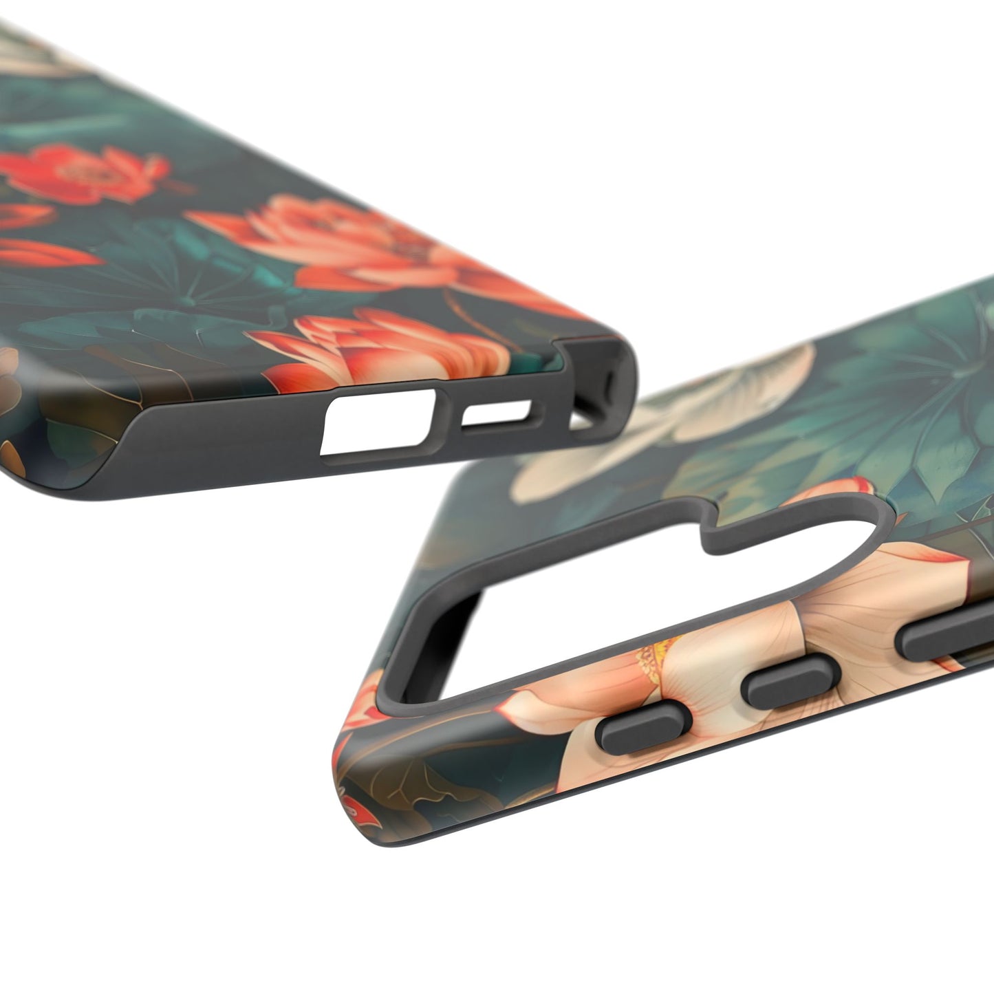 Flower Phone Case, Floral Phone Cover, Tough Case for Floral Lovers, Gift for Her, Stylish Tech Accessories