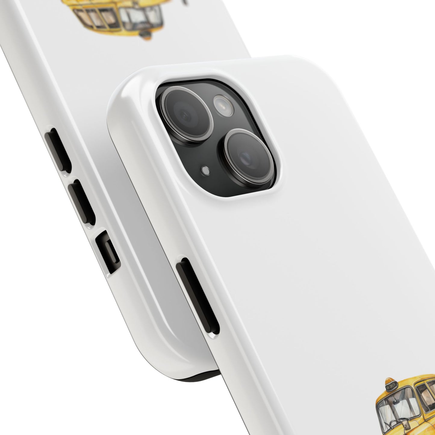 Yellow Taxi Tough Phone Case - Durable Protection for Urban Adventures
