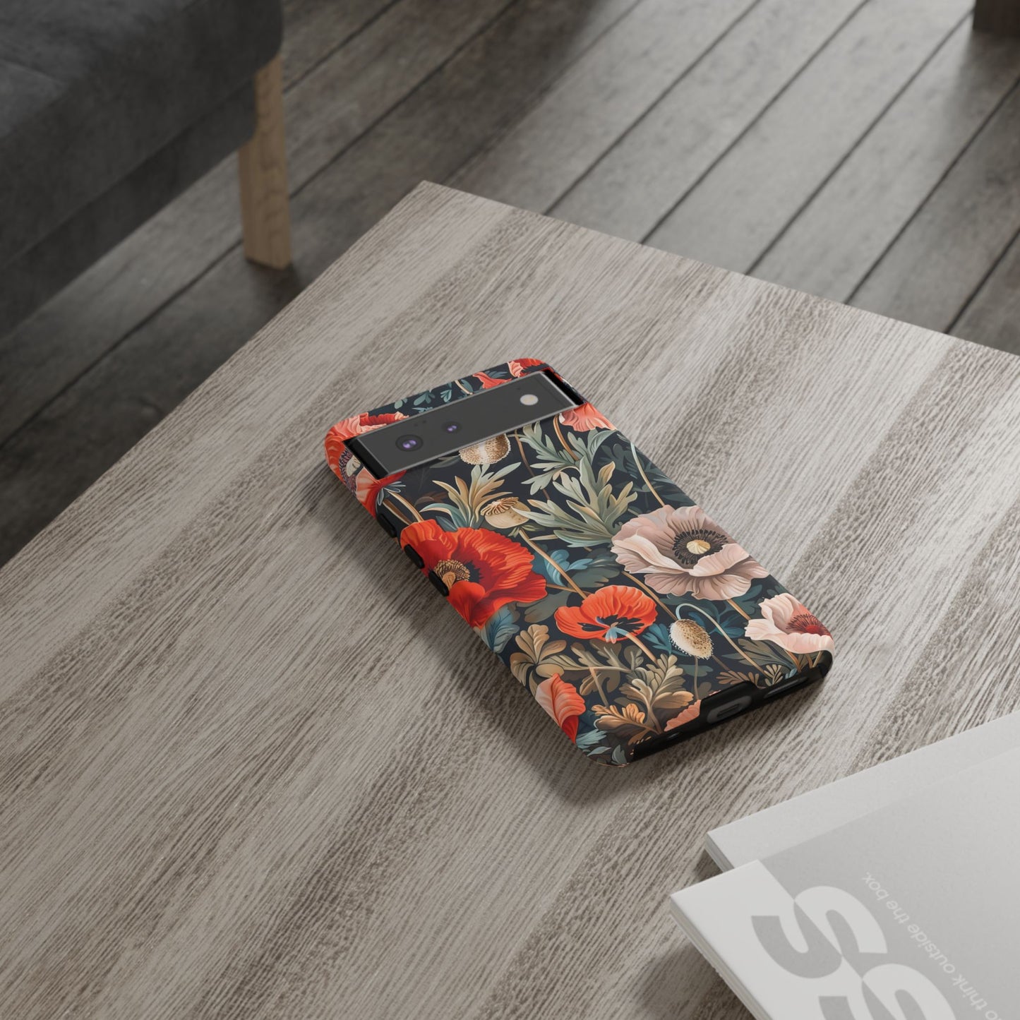 Floral Phone Case - Tough Cases, Flower Design, Chic Tech Accessories, Stylish Gifts, Unique Phone Protectors