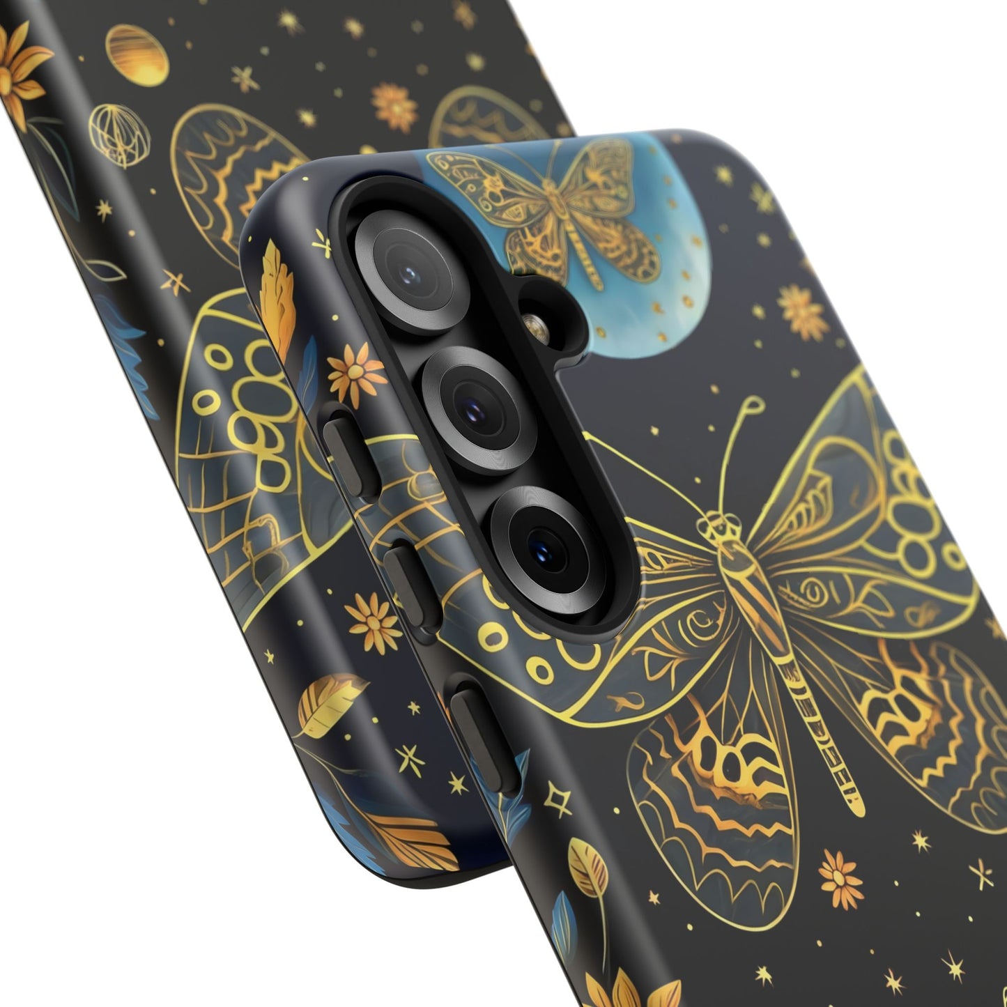 Butterfly Galaxy Phone Case | Tough Cases for Nature Lovers, Unique Phone Covers, Gift for Her, Boho Style, Floral Design