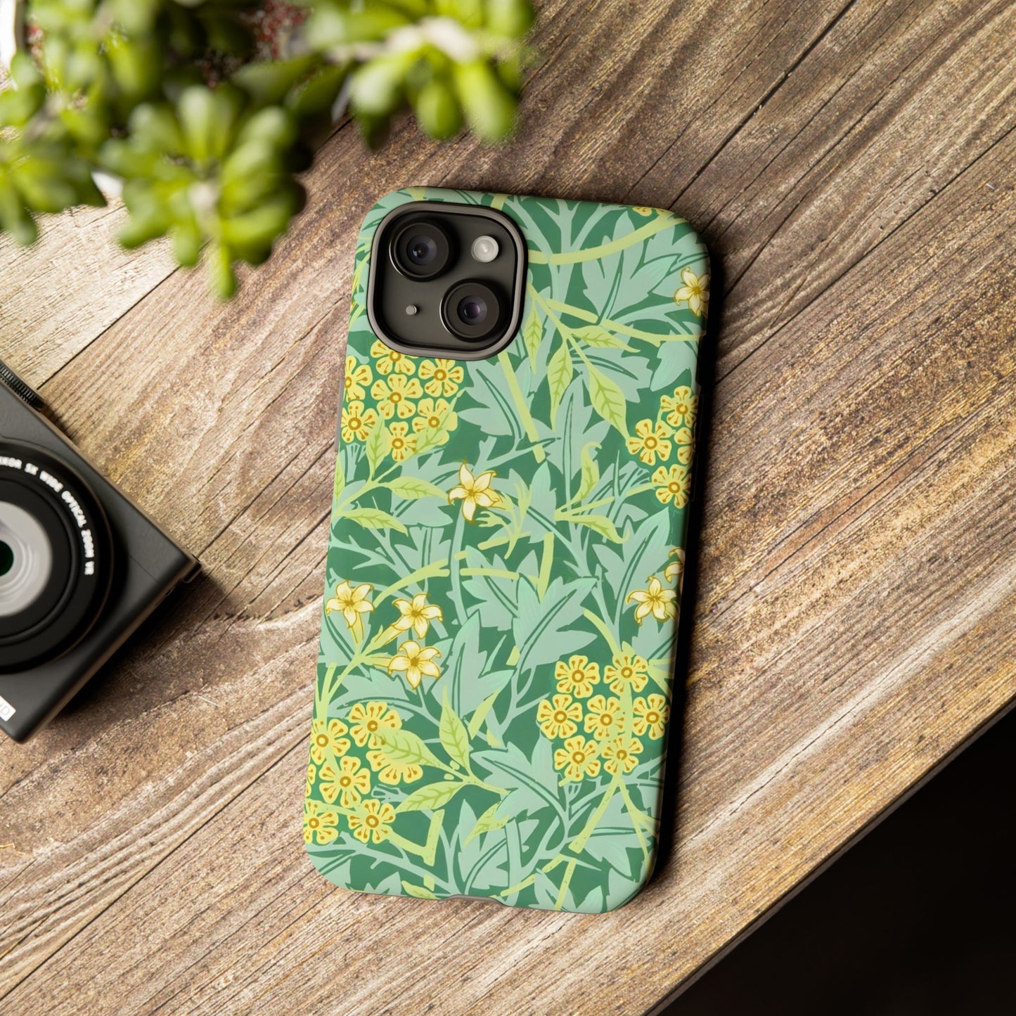 Tough Cases Organic Floral Phone Case, Stylish iPhone Cover, Eco-Friendly Gift, Nature Lover Accessory, Spring Decor, Unique Phone Protector