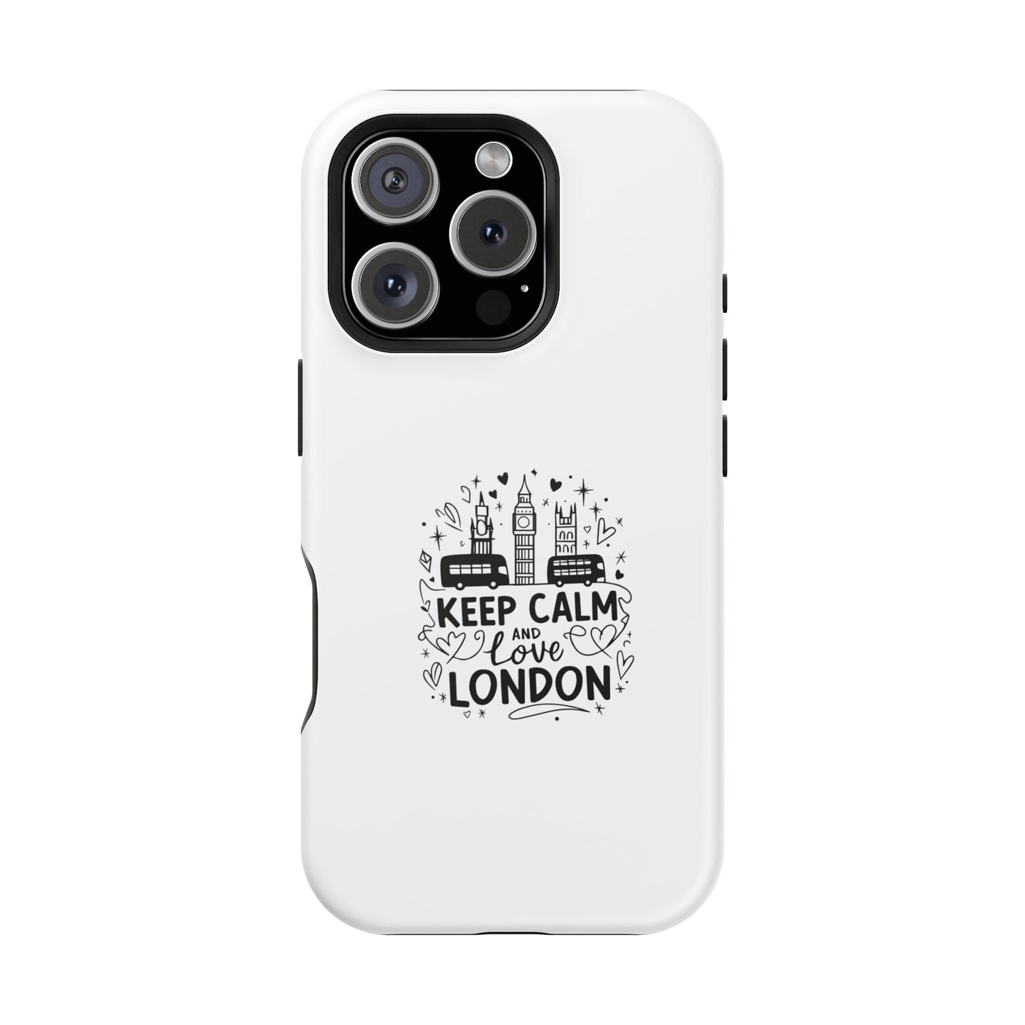 Keep Calm and Love London Magnetic Phone Case