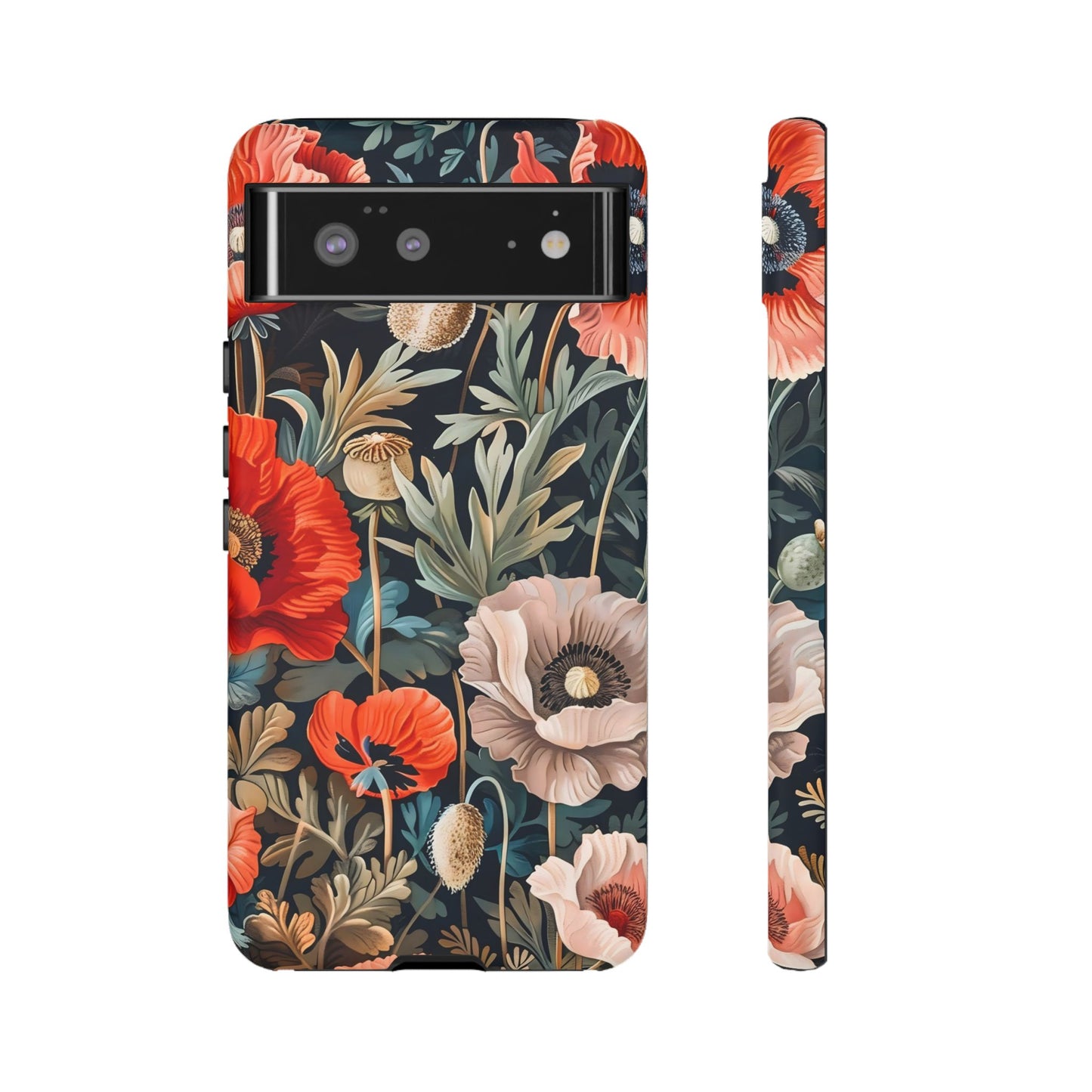 Floral Phone Case - Tough Cases, Flower Design, Chic Tech Accessories, Stylish Gifts, Unique Phone Protectors