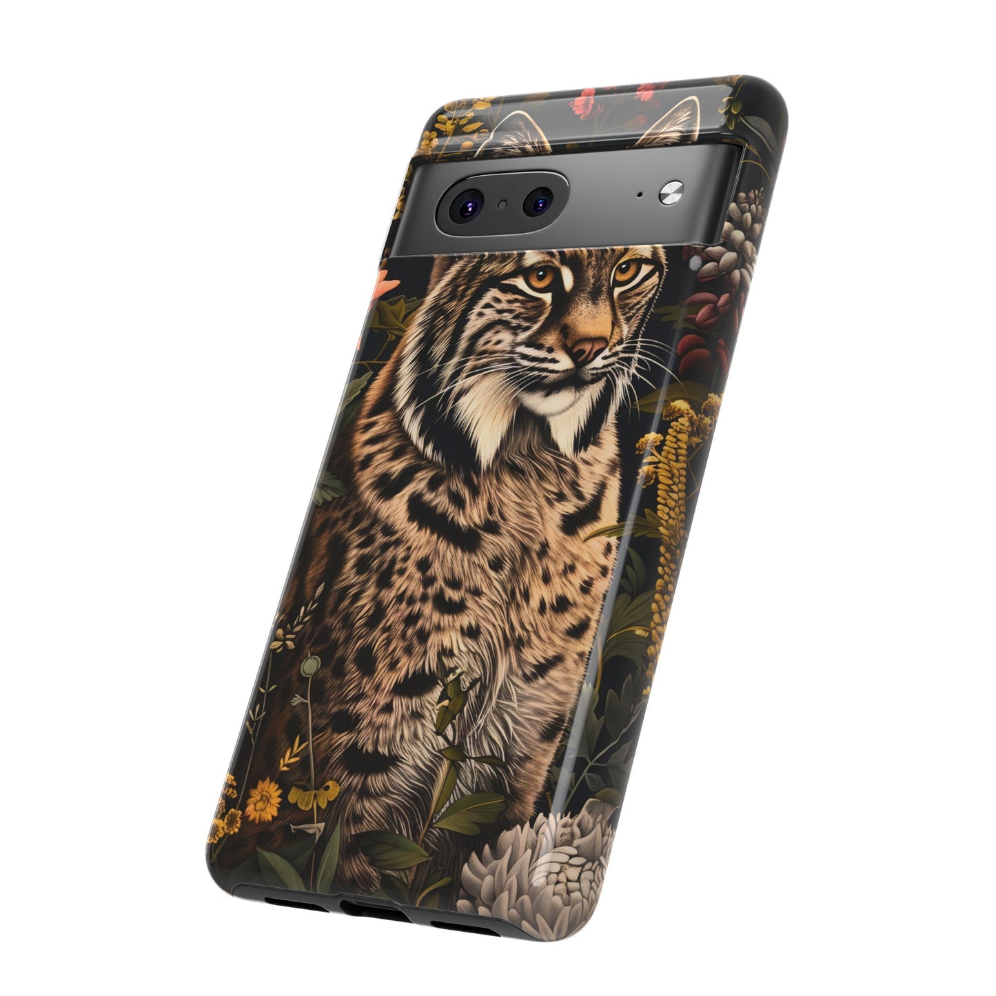 Wildlife Phone Case with Lynx Design, Tough Cases, Animal Lovers Gift, Nature Inspired Accessories, Unique Tech Protection