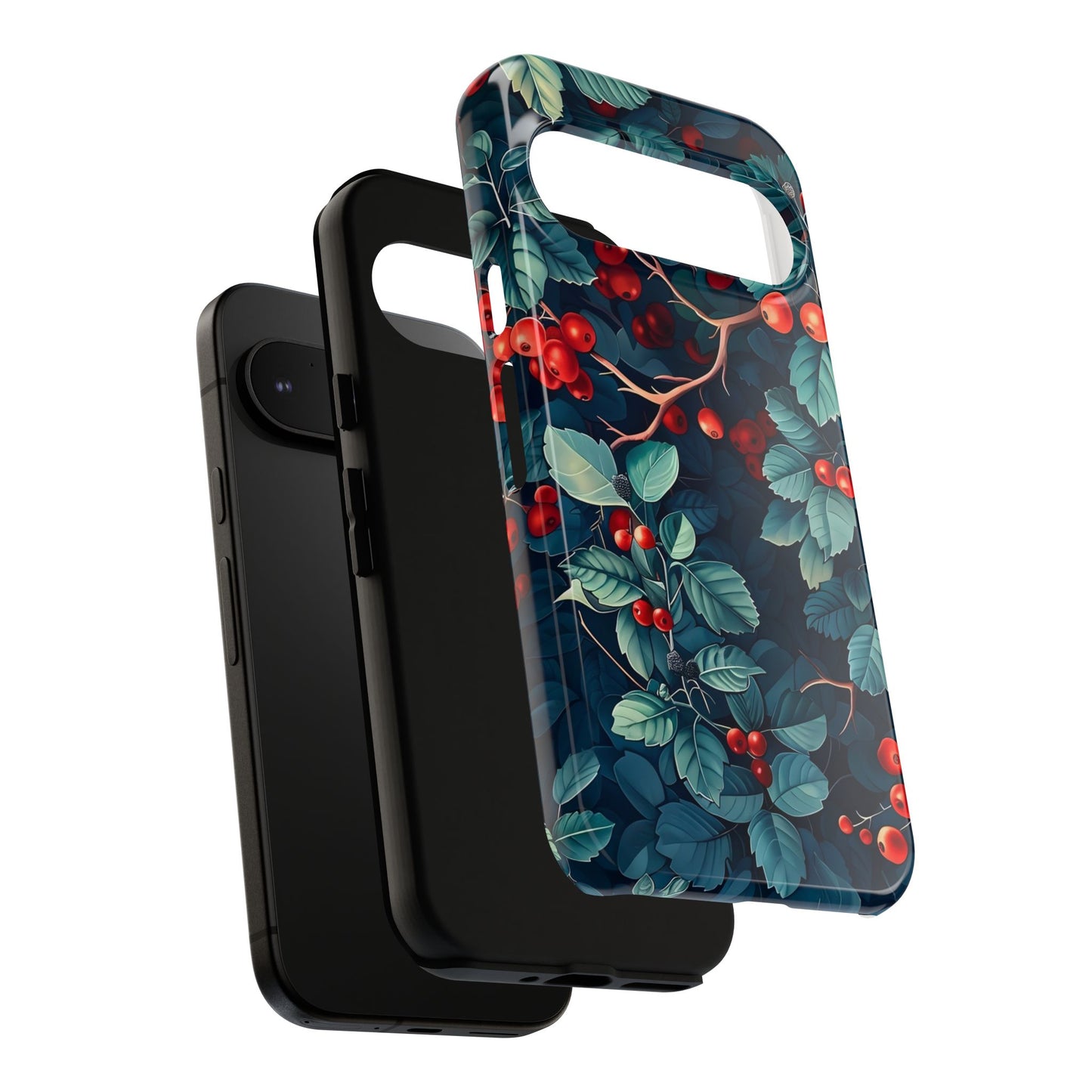 Berry Blossom Phone Case - Nature Lover's Gift, Floral Design, Cute Accessory for Spring, Unique Tech Cover, Perfect for Holidays