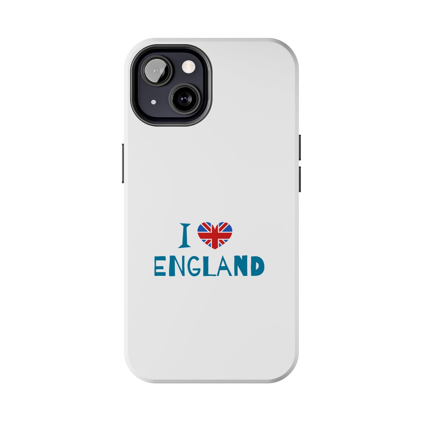 I Love England Tough Phone Cases | Travel Gifts, British Pride Accessories, Unique Phone Covers, Cute Holiday Gift, England Souvenirs