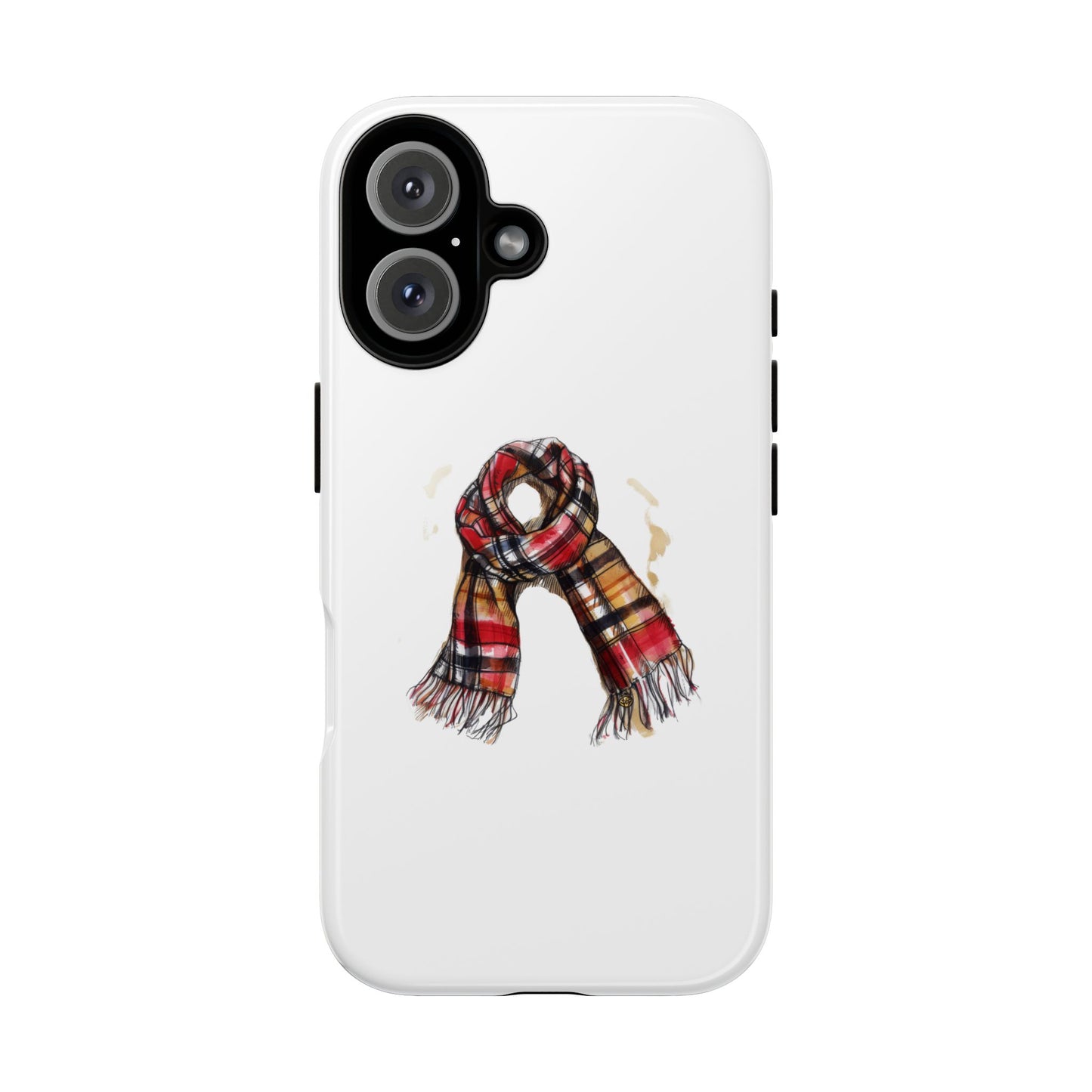 Stylish Phone Case with Cozy Scarf Design