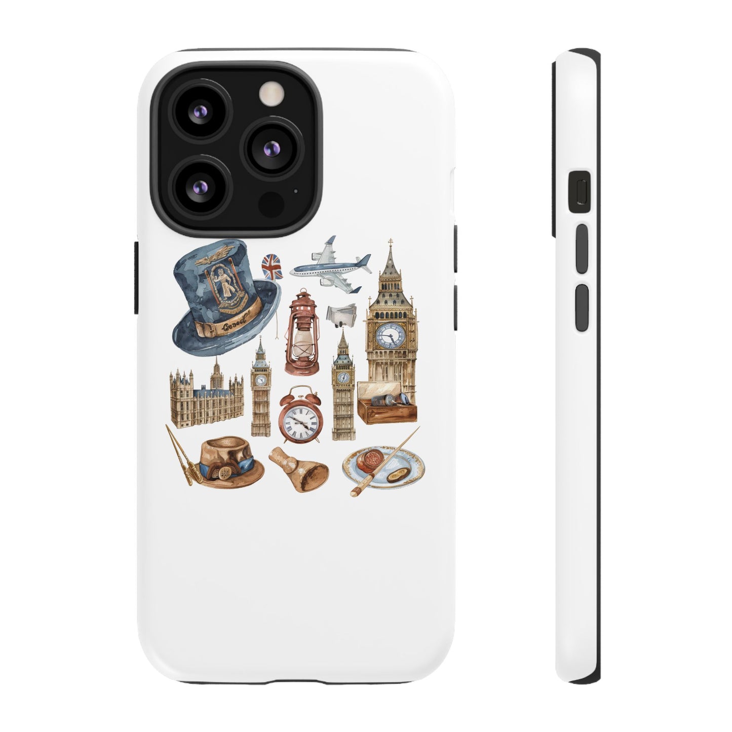 London-Themed Phone Case, Durable iPhone Cover, Gift for Travelers, Unique Cell Phone Accessories, Stylish Gadget Protection