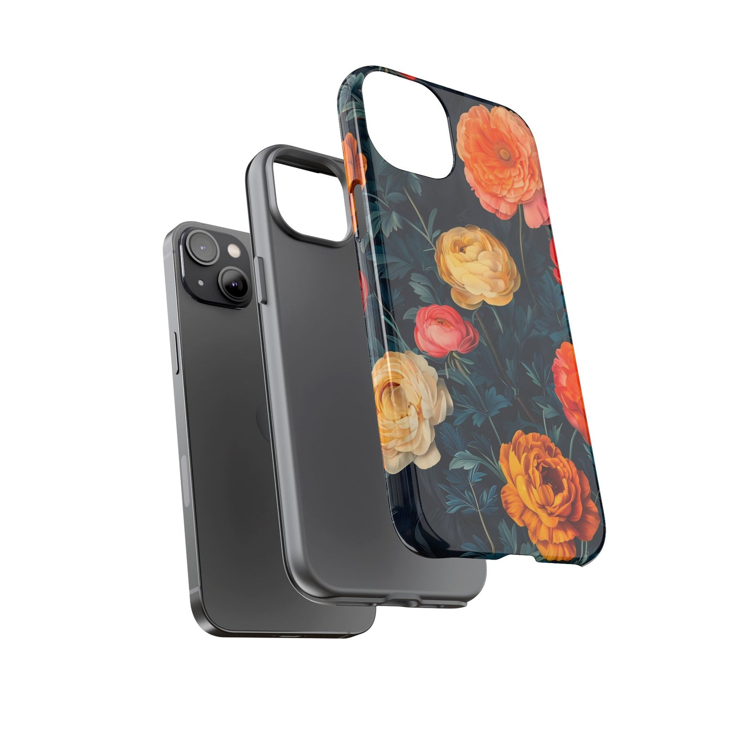 Floral Phone Case, Tough Cases for Phone Protection, Gift for Flower Lovers, Floral Designs, Spring Decor