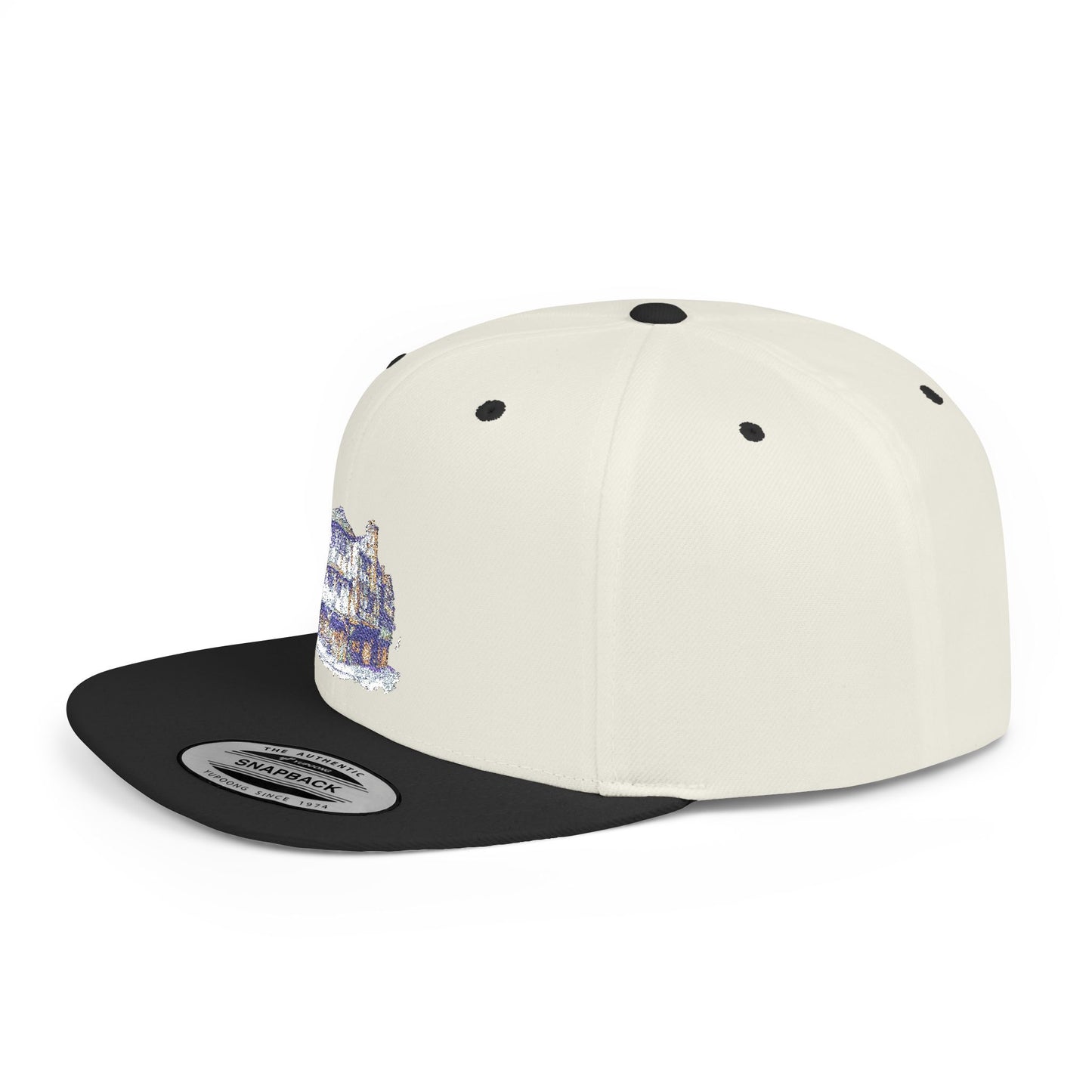 Stylish Flat Bill Snapback Hat, Trendy Cap for Graphic Lovers, Perfect for Festivals, Birthdays, and Everyday Wear
