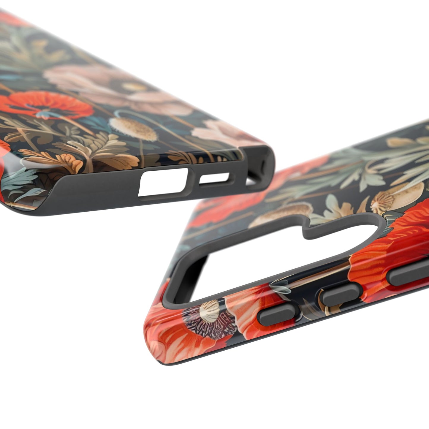 Floral Phone Case - Tough Cases, Flower Design, Chic Tech Accessories, Stylish Gifts, Unique Phone Protectors