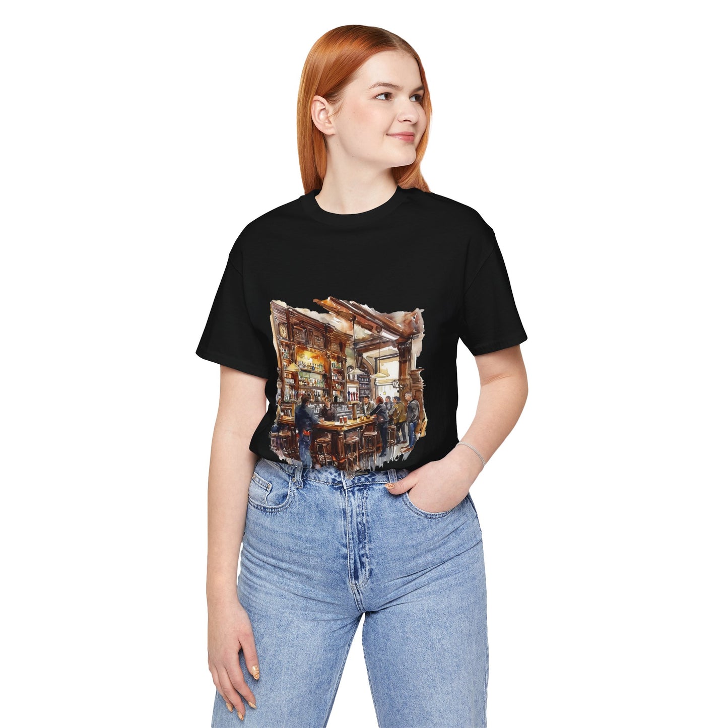 Unisex Jersey Short Sleeve Tee - Pints and Stories - Life at a British Pub