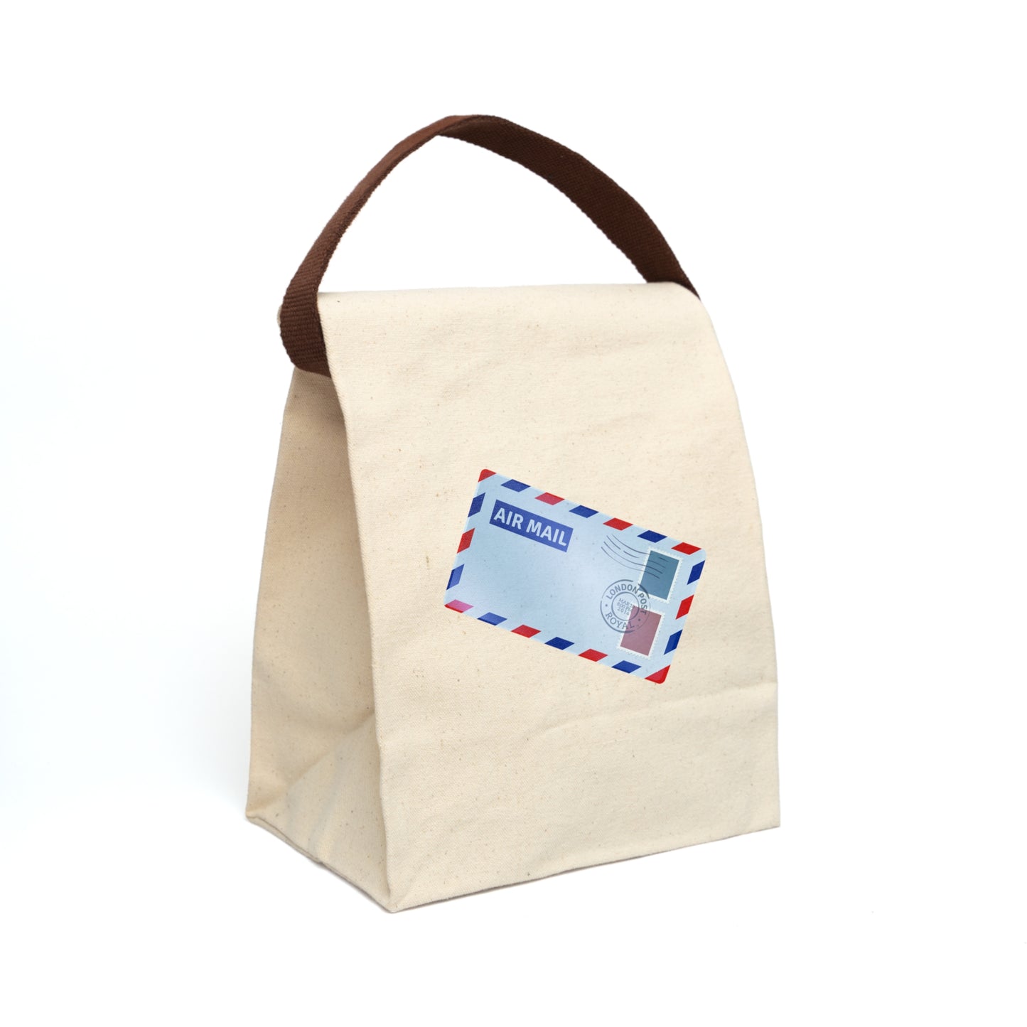 The Airmail Canvas Lunch Bag With Strap