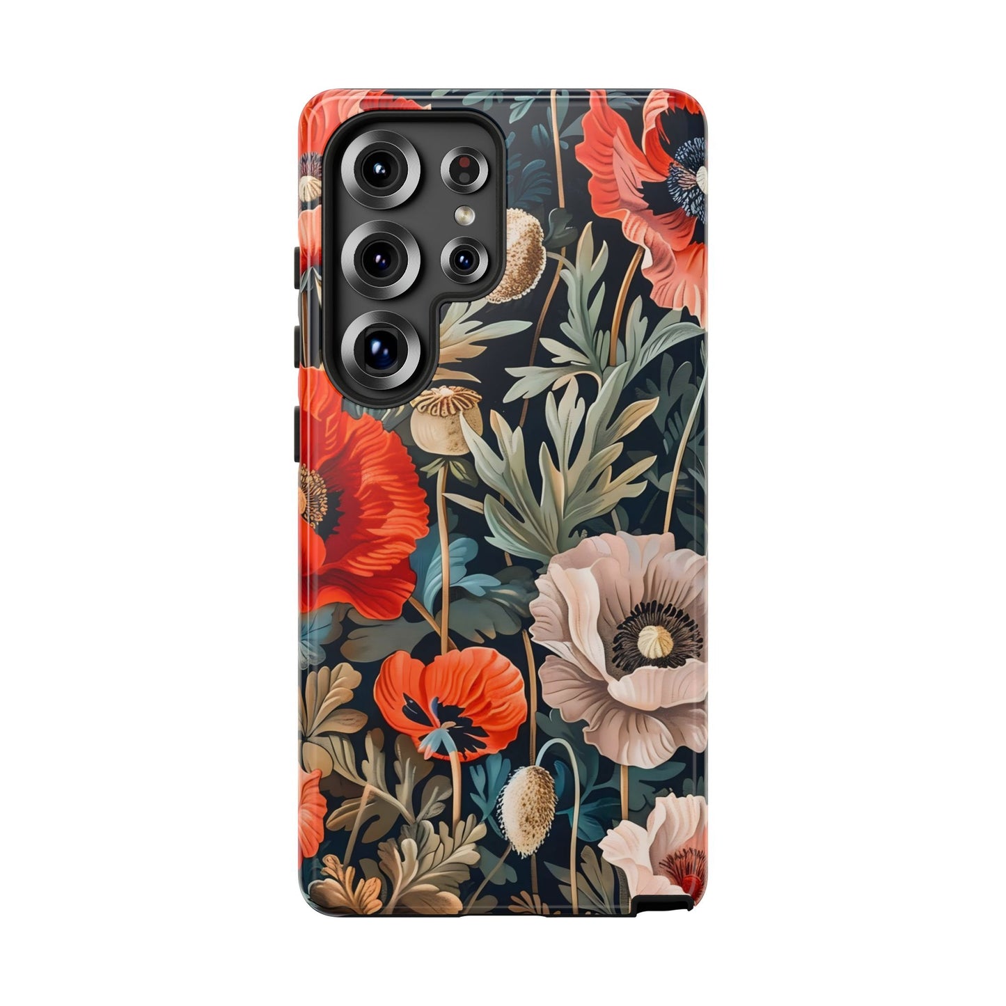 Floral Phone Case - Tough Cases, Flower Design, Chic Tech Accessories, Stylish Gifts, Unique Phone Protectors