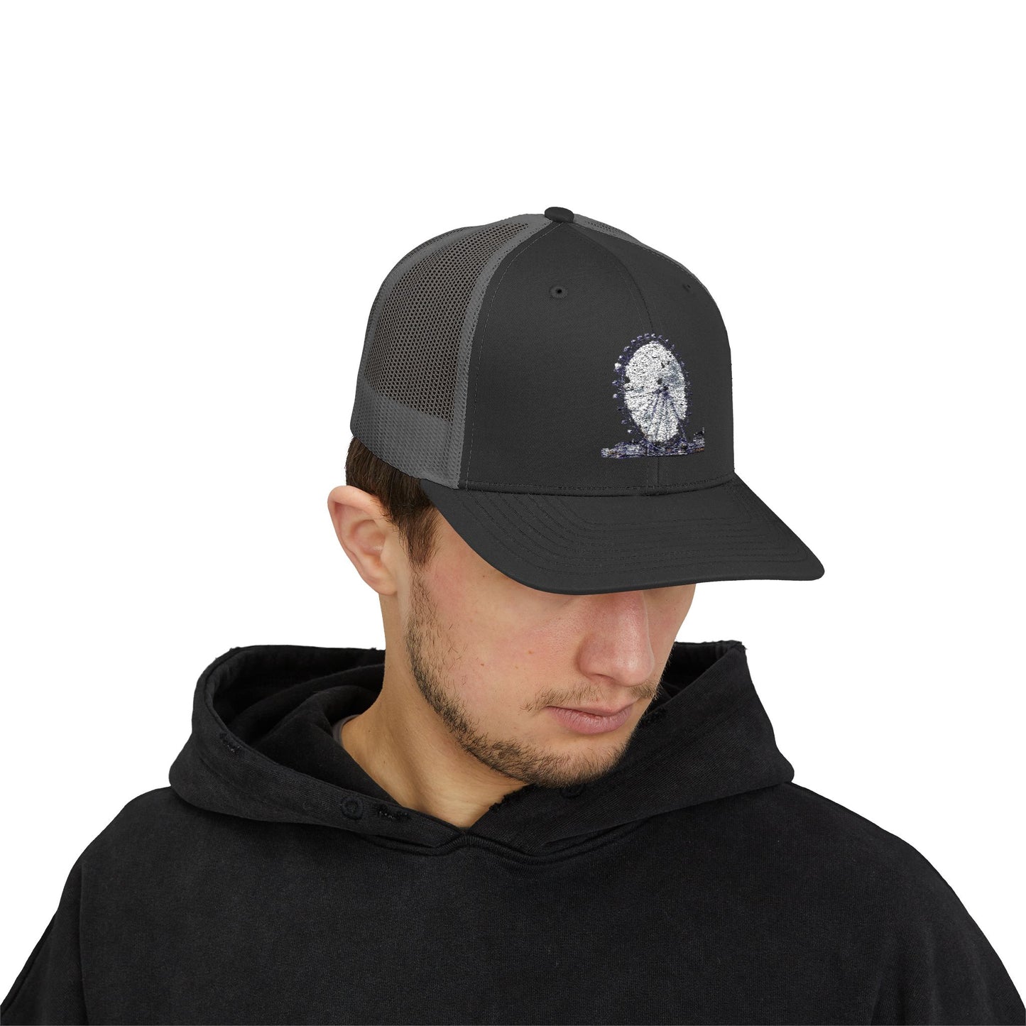 Ferris Wheel Snapback Trucker Cap - Perfect for Festivals, Amusement Parks, Travel, Adventure Lovers, Summer Vibes