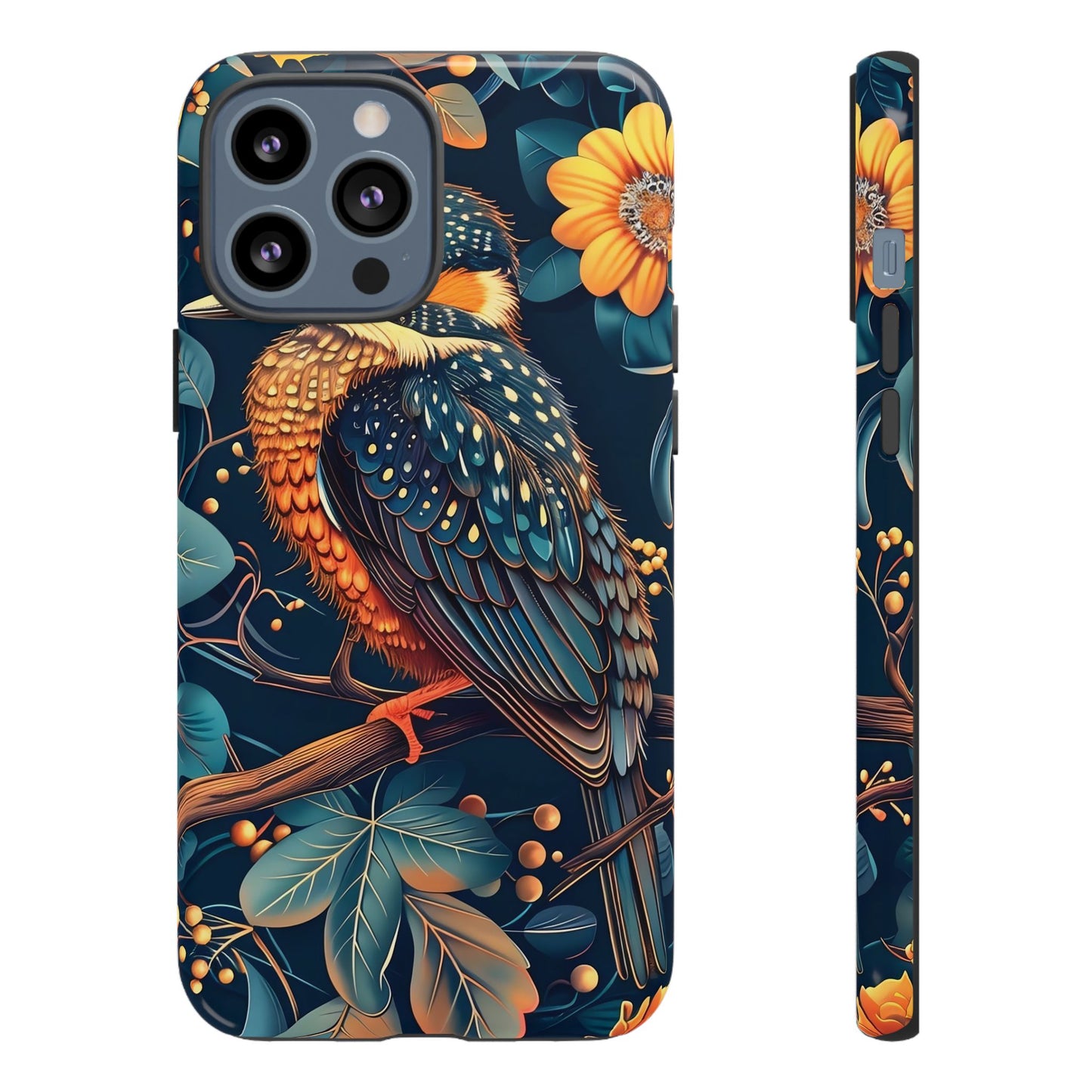 Nature-Inspired Phone Case | Artistic Bird Design | Tough Cases for Nature Lovers, Unique Gift, Eco-Friendly, Wildlife Decor