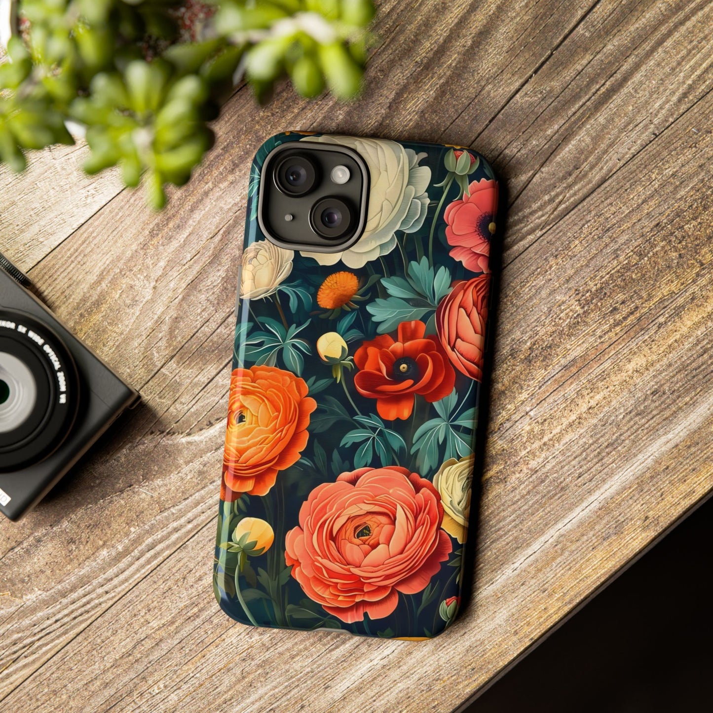 Floral Phone Case, Tough Cases - Stylish Protection, Gifts for Her, Nature Lover Decor, Floral Accessories