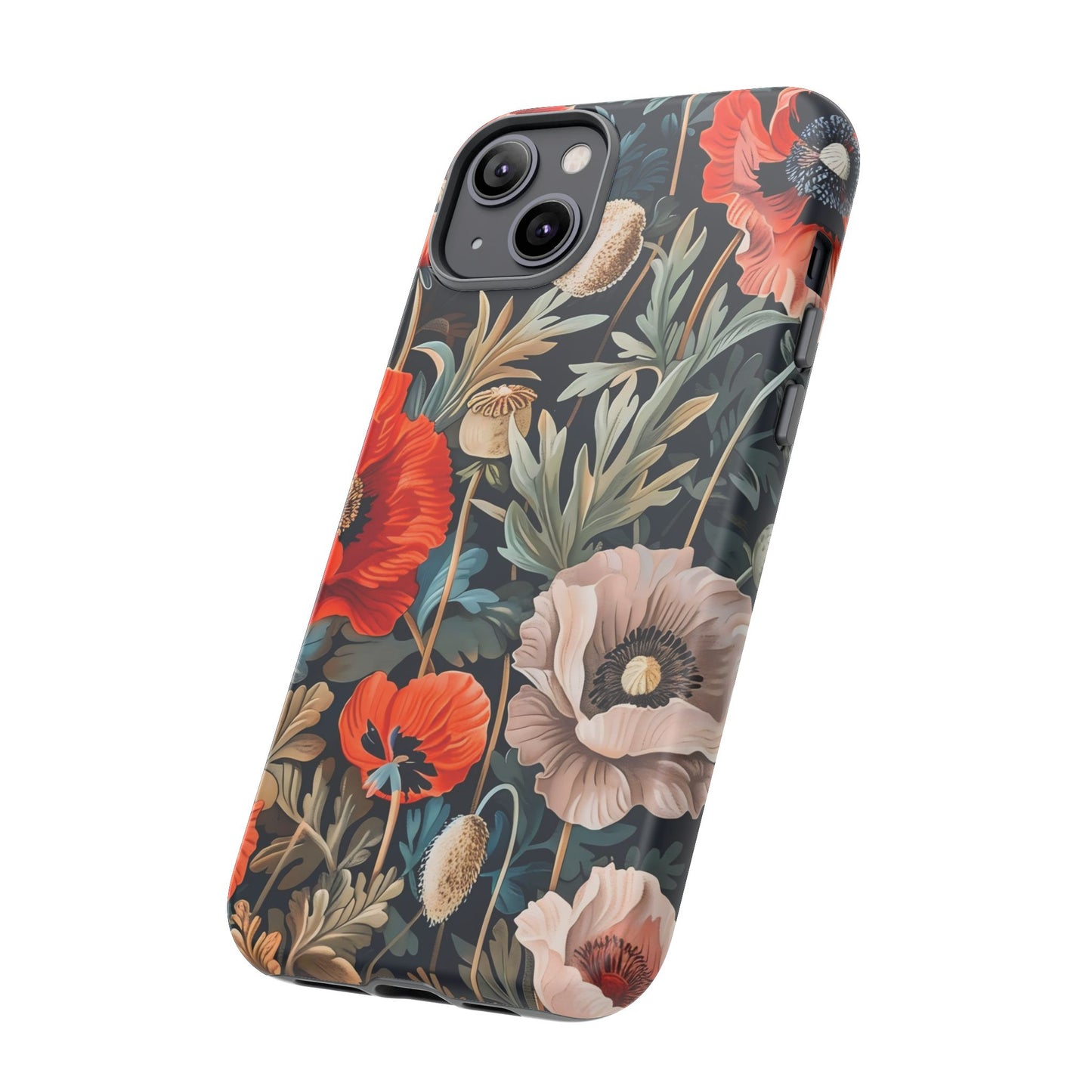 Floral Phone Case - Tough Cases, Flower Design, Chic Tech Accessories, Stylish Gifts, Unique Phone Protectors