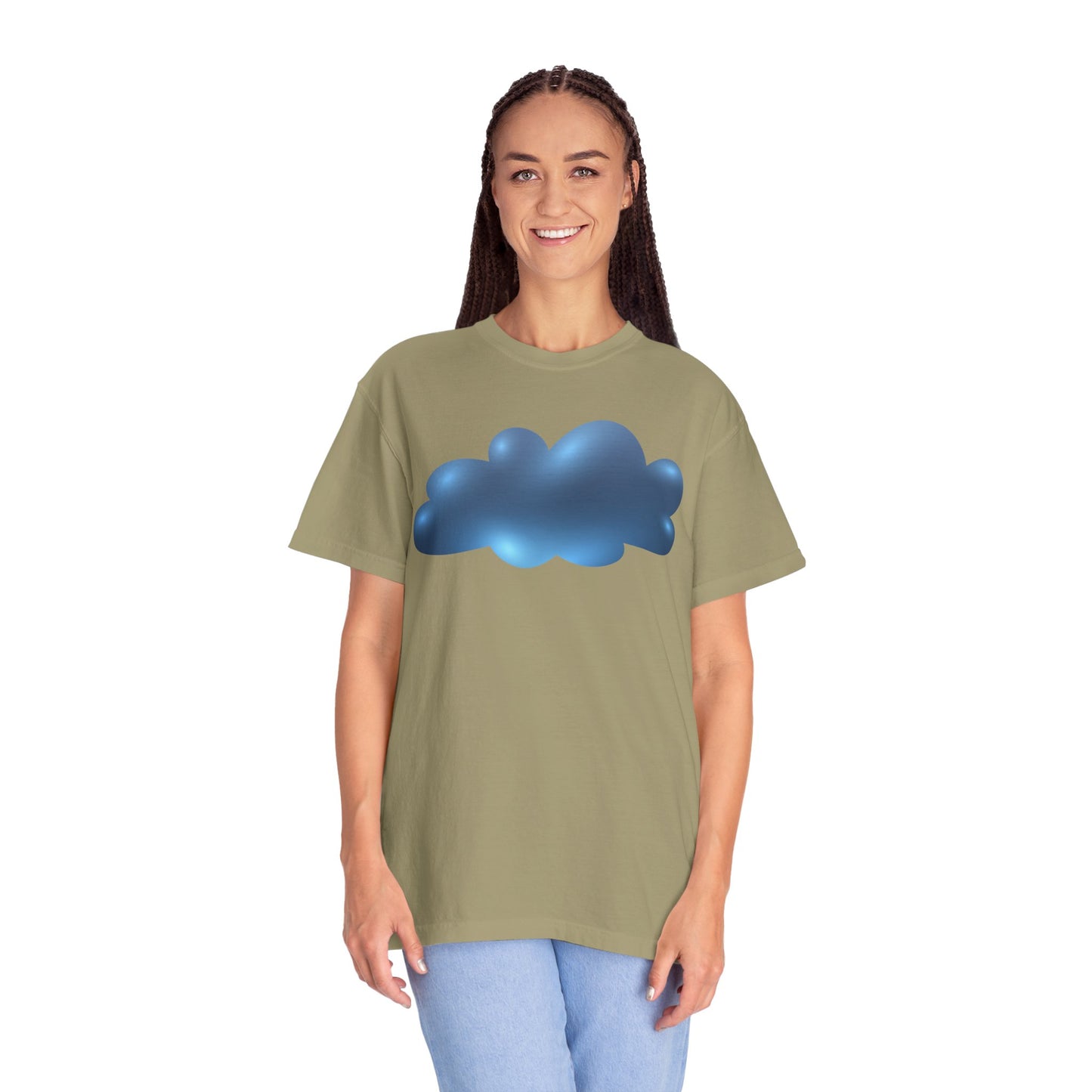 Unisex Garment-Dyed T-shirt - Serene Cloudscape