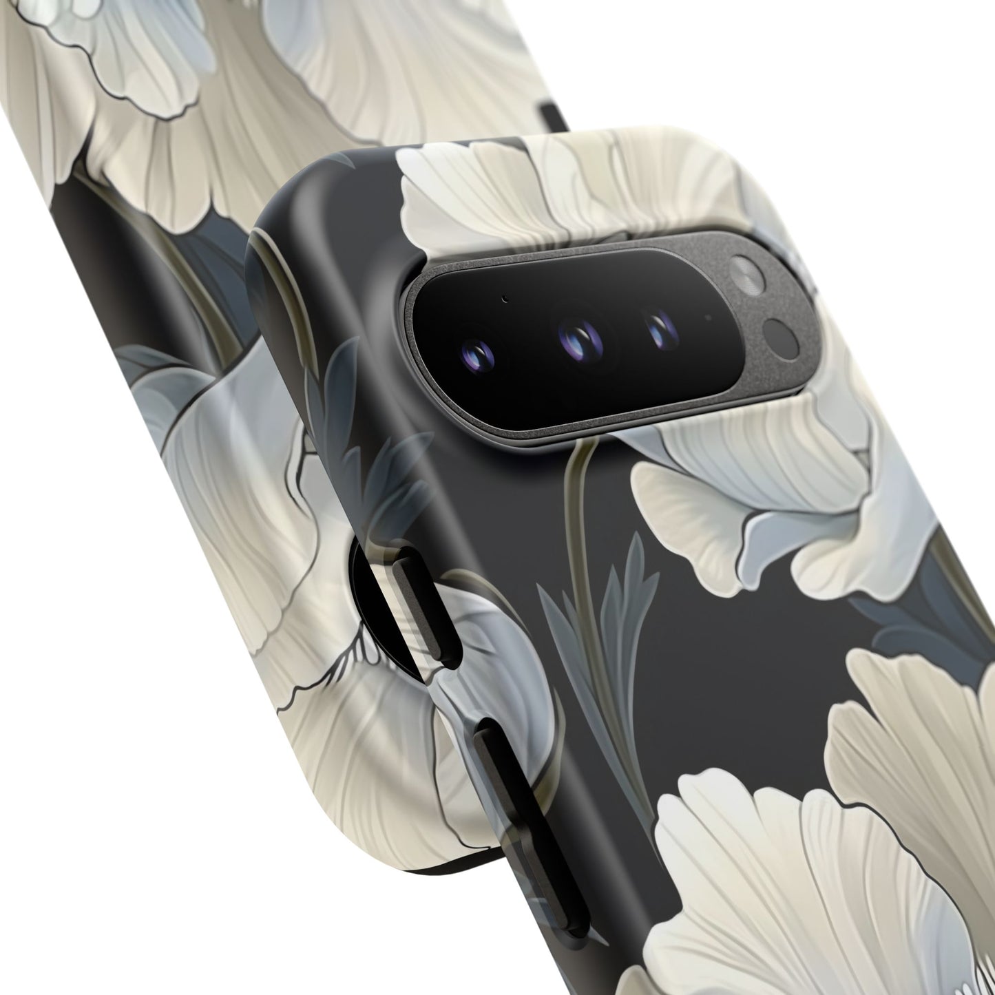 Floral Phone Case, Tough Cases for Women, Stylish Phone Cover, Floral Design Phone Protector, Nature Inspired Tech Accessories