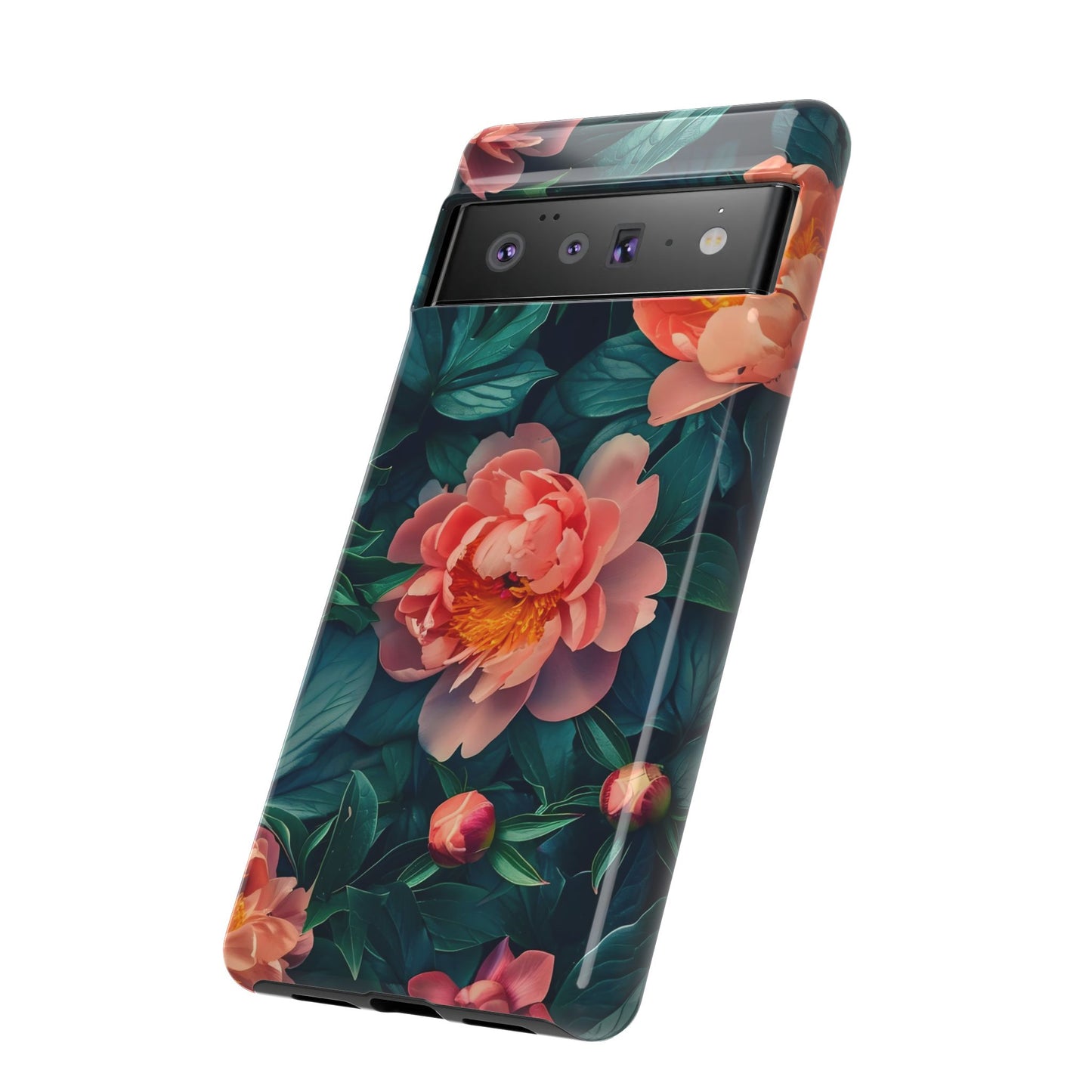 Floral Phone Case - Tough Cases, Flower Design, Botanical Art, Phone Accessory, Gift for Her, Nature Lovers