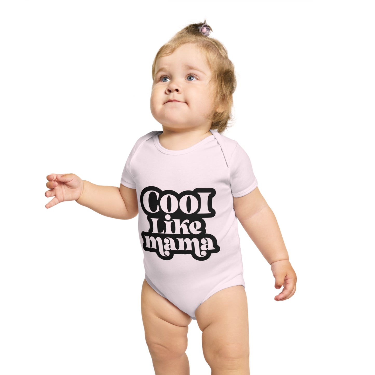 Cool Like Mama Baby Bodysuit - Cute Short Sleeve Outfit for Newborns