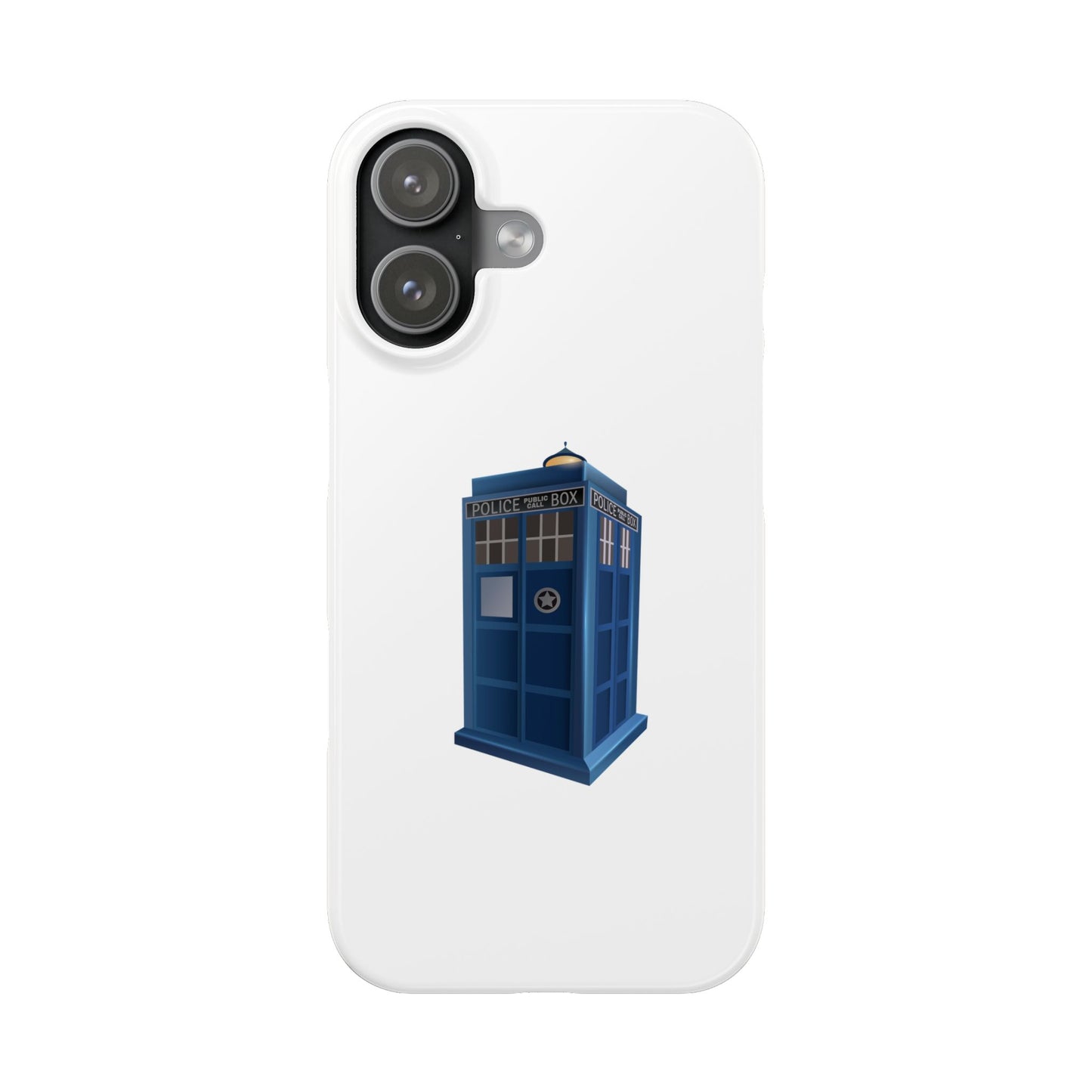 Doctor Who TARDIS Slim Phone Cases, Sci-Fi Phone Covers, Whovian Gifts, Geeky Accessories, Birthday Presents, Fun Tech Gear
