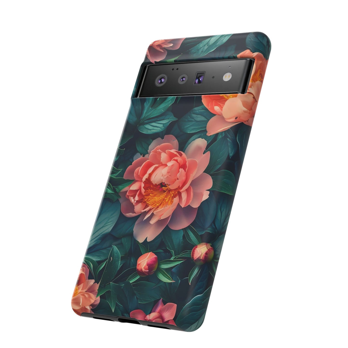 Floral Phone Case - Tough Cases, Flower Design, Botanical Art, Phone Accessory, Gift for Her, Nature Lovers